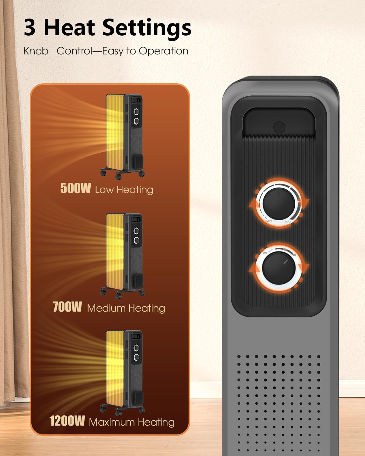 COWSAR LSU630183B Portable-Electric-Heat - View #2