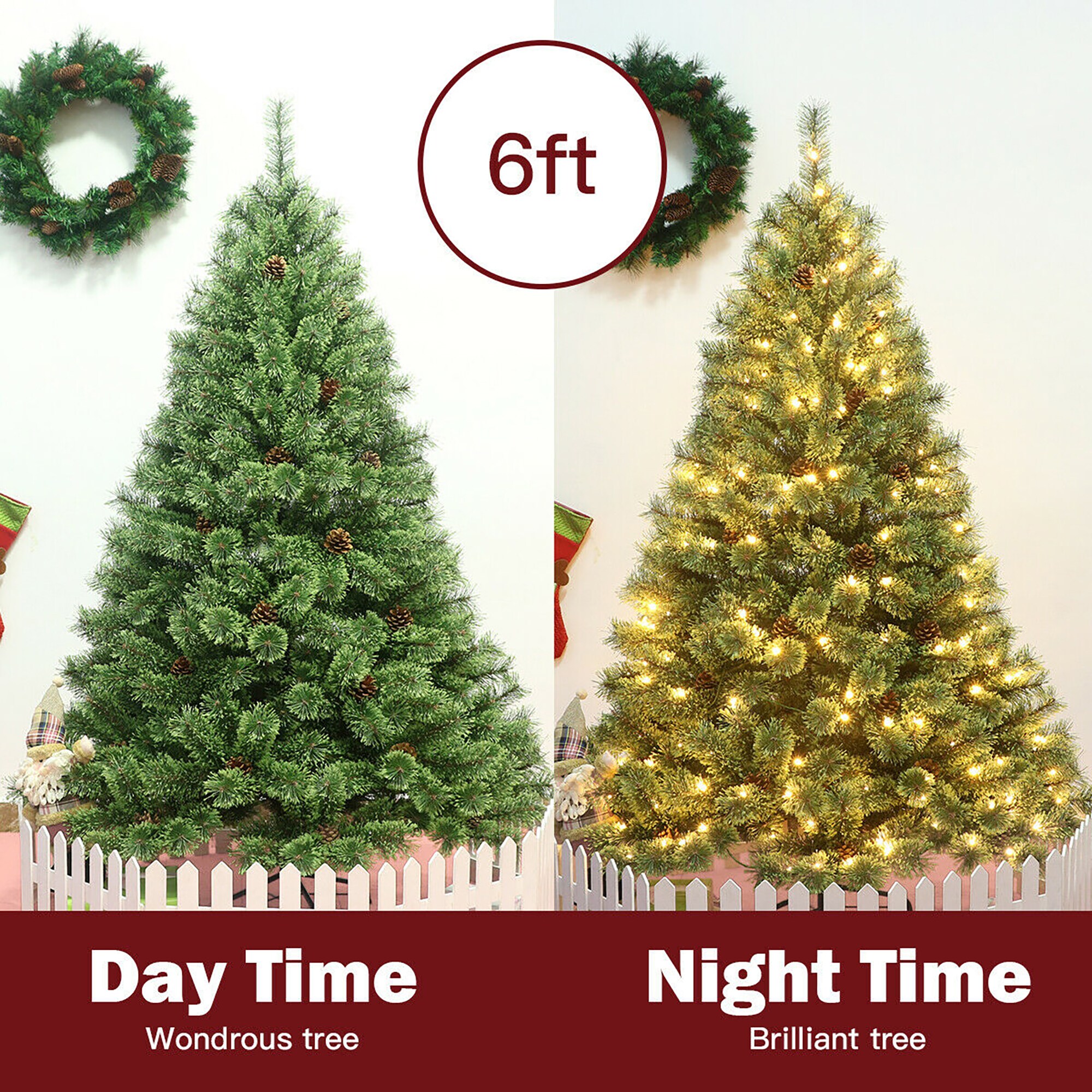 Forclover ALHY-80CM Artificial-Christmas-Trees - View #5