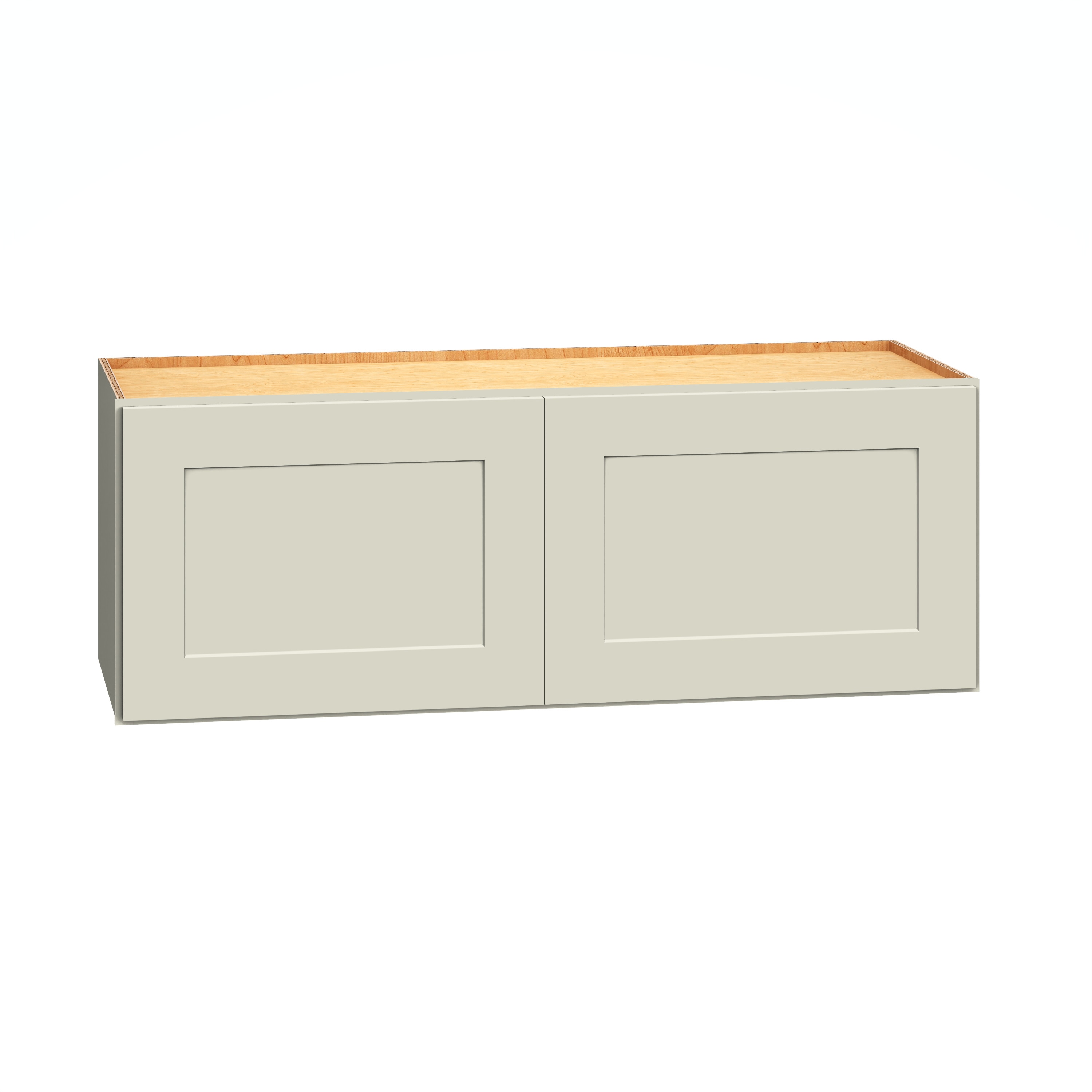Diamond Express 61D-W3312 Jamestown 33-in W x 12-in H x 12-in D Icy Avalanche Wall Fully assembled Plywood Cabinet (Recessed Panel Shaker)