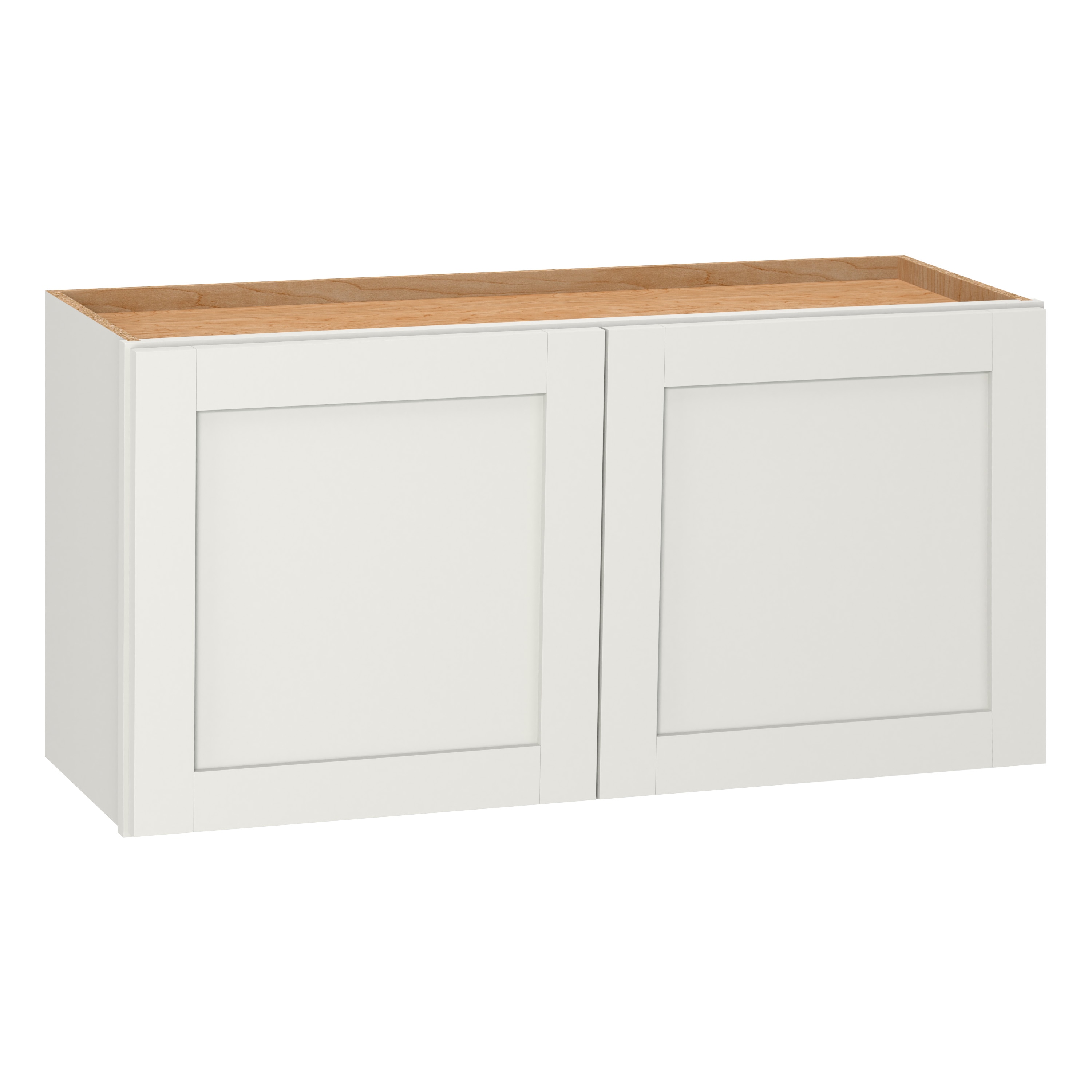 Diamond NOW G10 W3618B Arcadia 36-in W x 18-in H x 12-in D White Wall Fully assembled Cabinet (Recessed Panel Shaker)