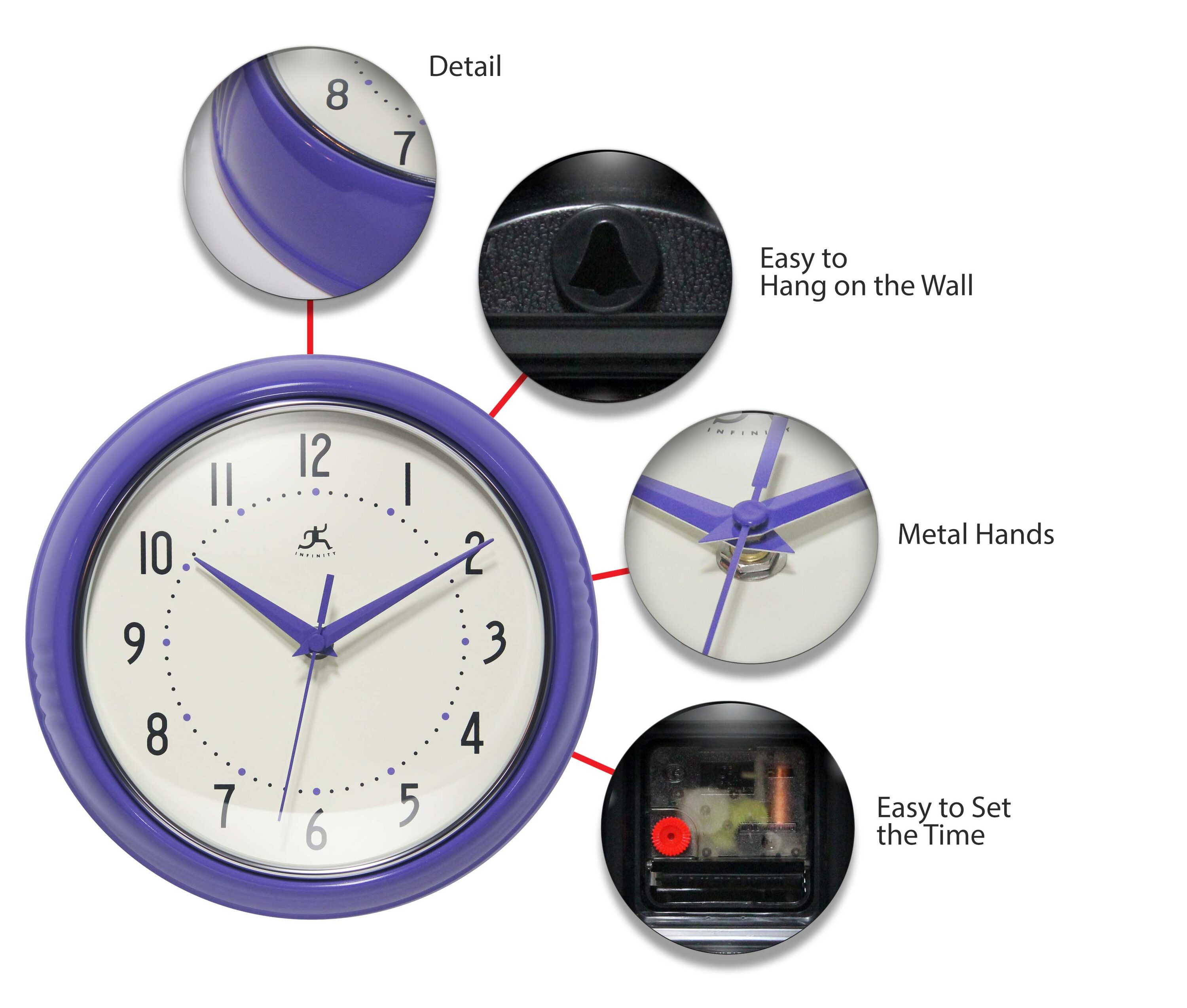 Infinity Instruments 10940VP Indoor-Outdoor-Clocks - View #3