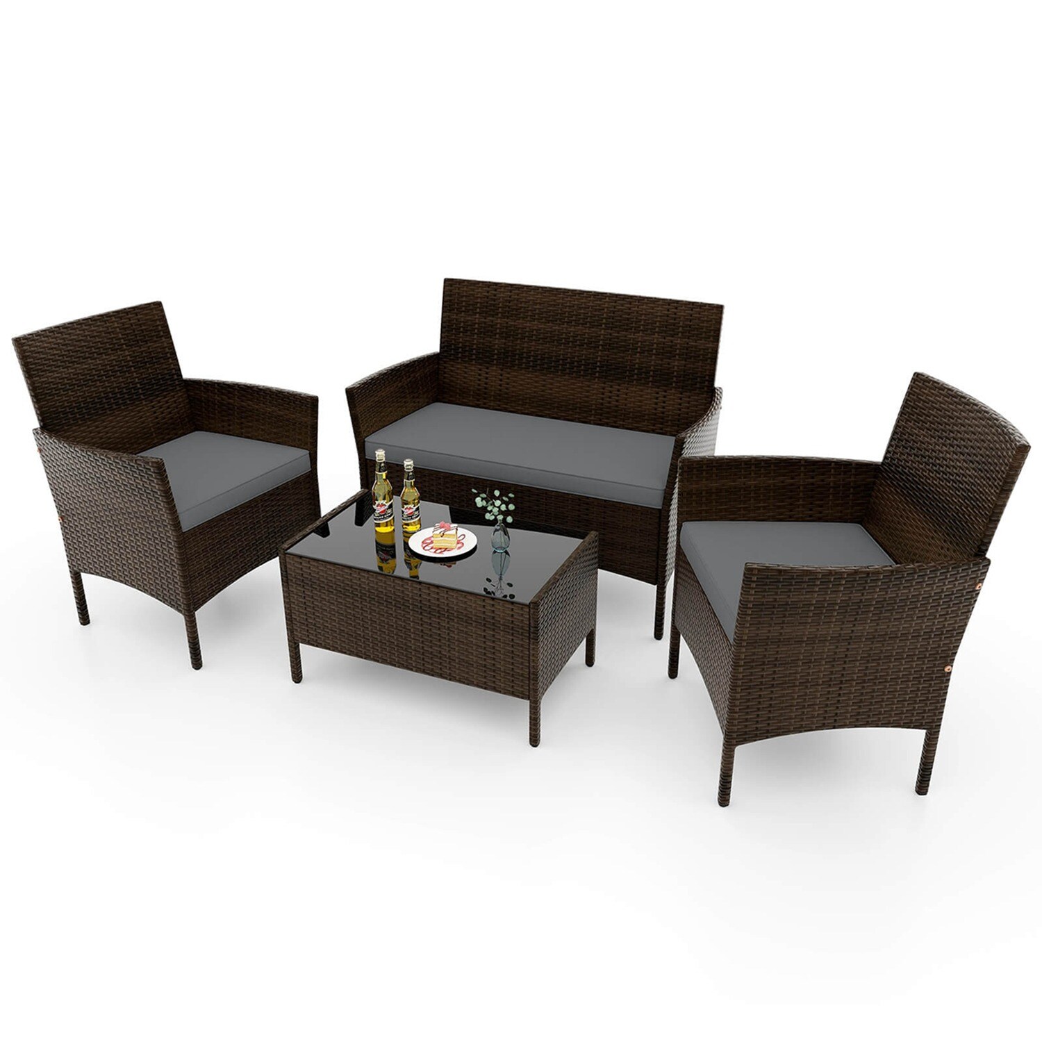Costway HCST01302 Patio-Conversation-Sets - View #2