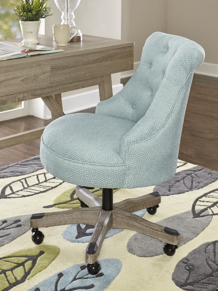 Pale blue office online chair