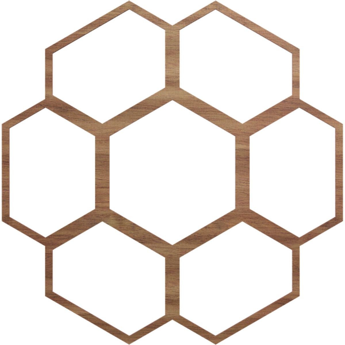 Ekena Millwork CMWP32X32X0375FOWA Florin Fretwork Pierced 32-in W x 32-in L Architectural Walnut Wood Whole Ceiling Medallion