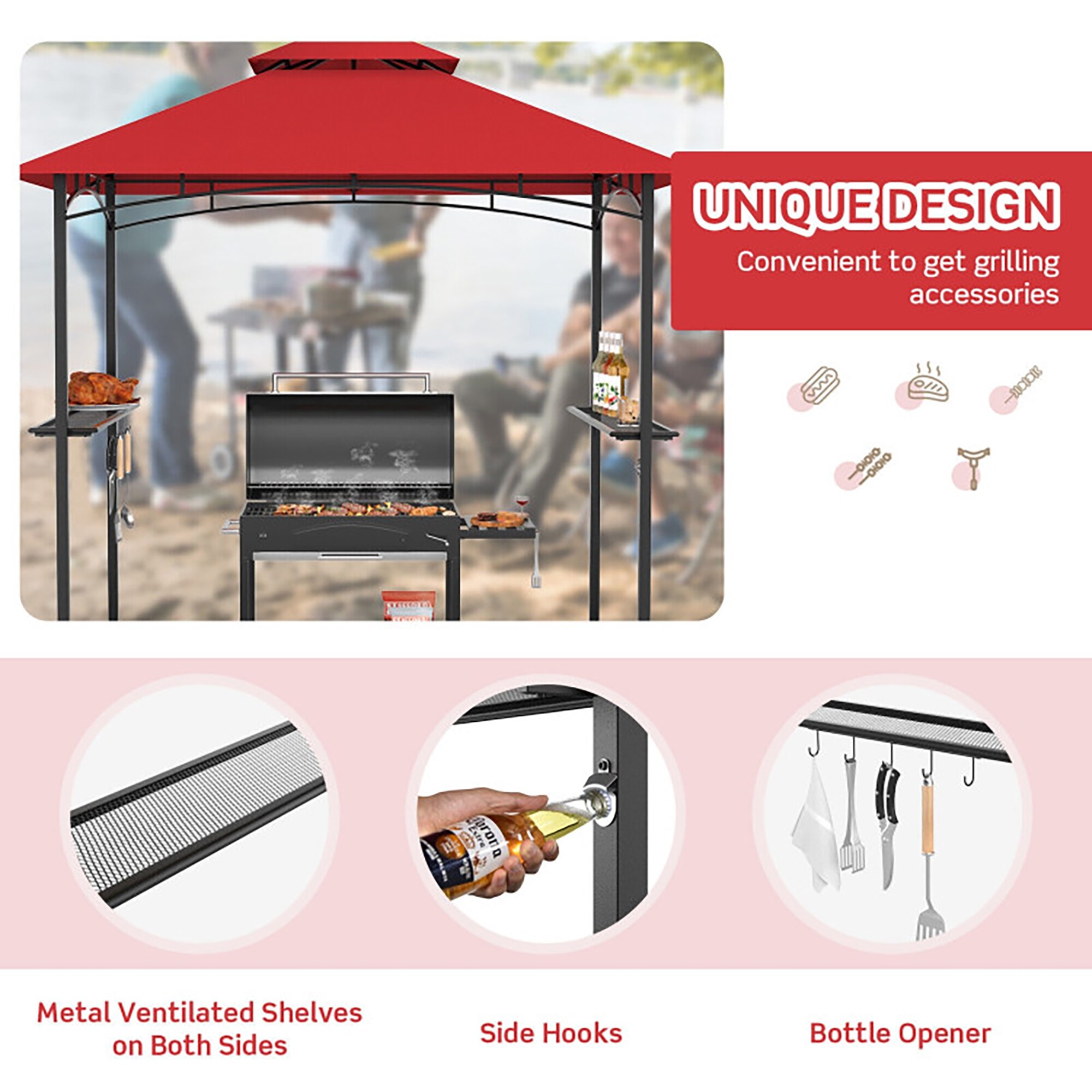 CASAINC WF-W41918150 Wood-Resin-Gazebos - View #7