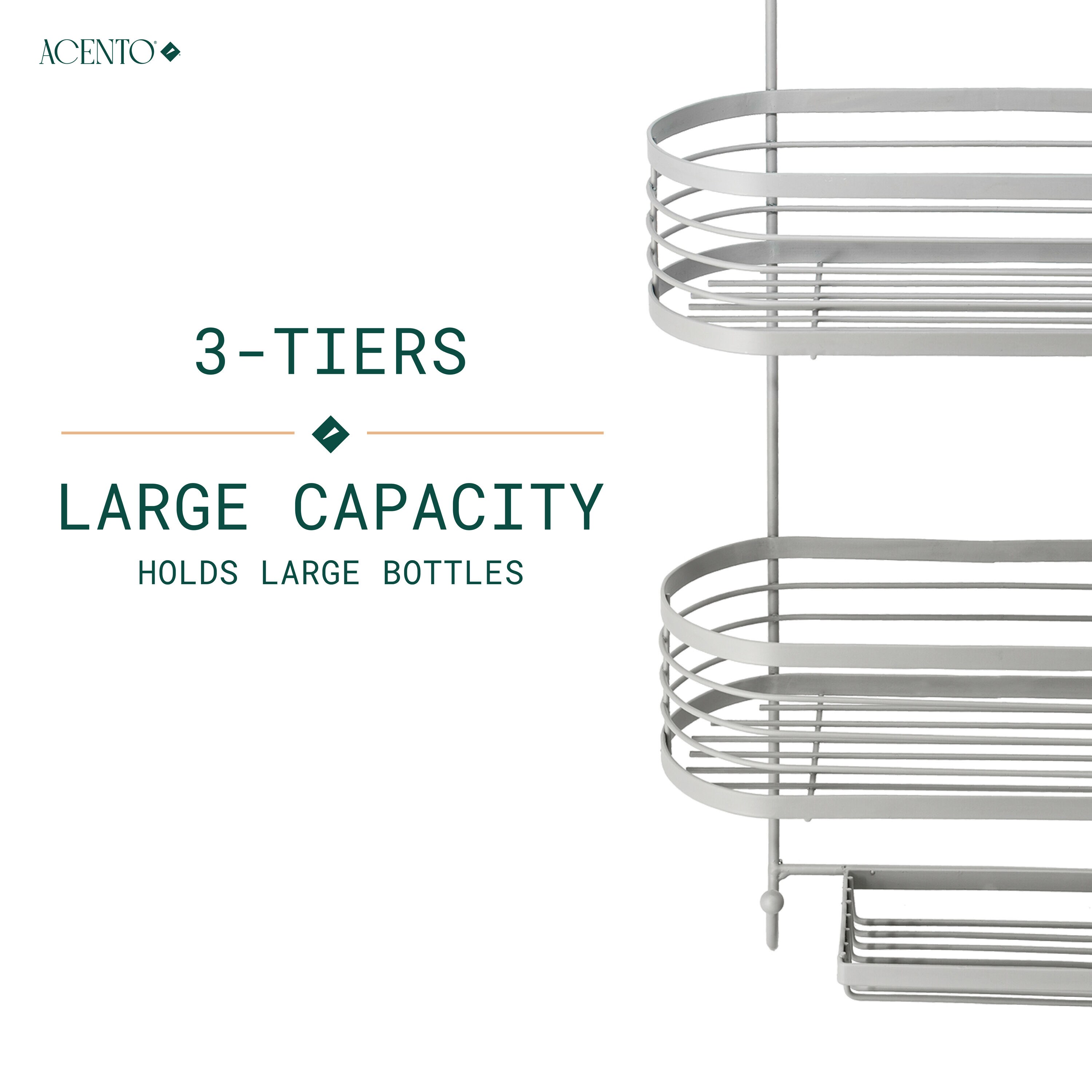 ACENTO SC421MGY Hanging-Shower-Caddies - View #4