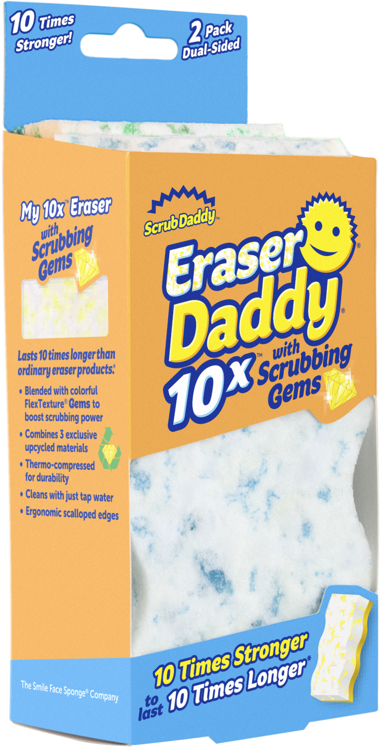  Scrub Daddy Eraser Sponge - Eraser Daddy 10x - Durable