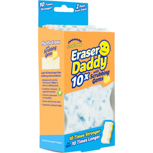 Scrub Daddy Eraser Daddy 10x Scrubber + Eraser, 2 pk - Smith's Food and Drug