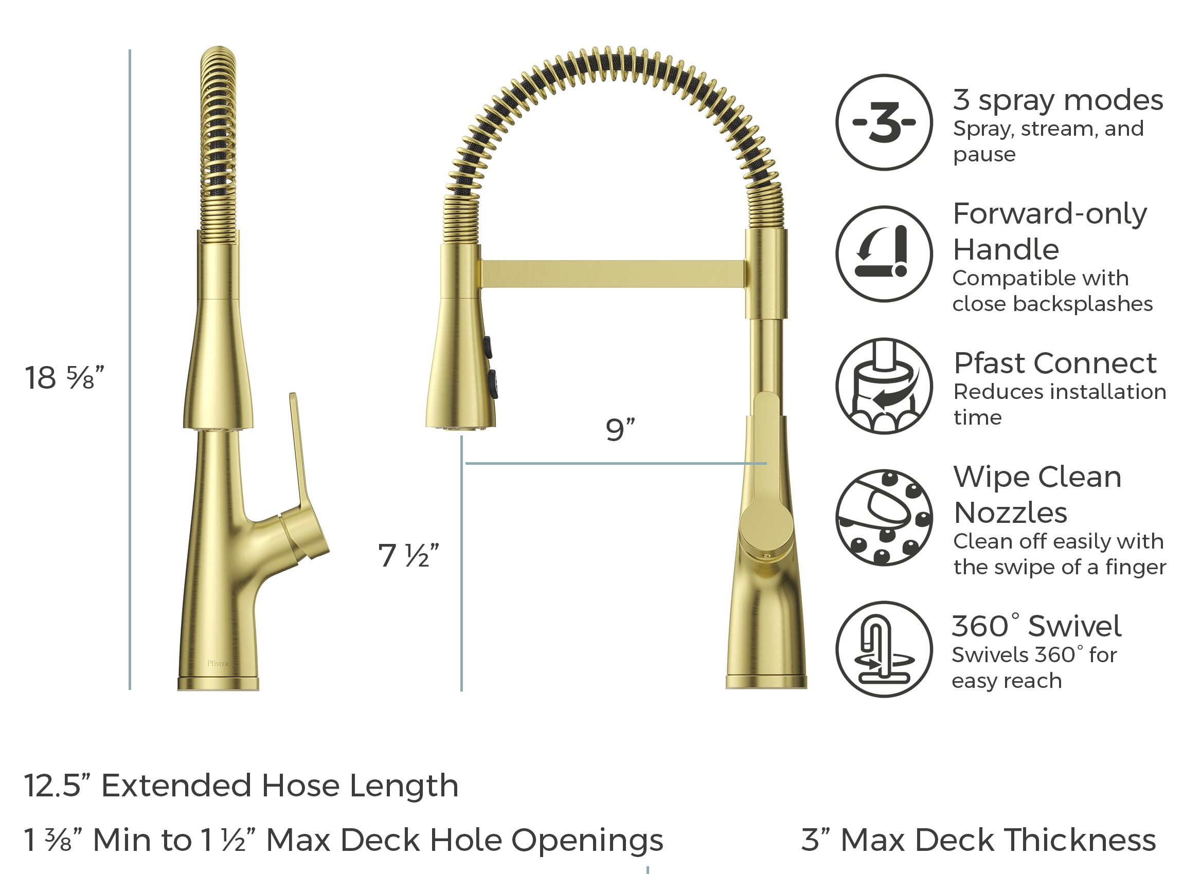 Pfister LG529-NECBG Kitchen-Faucets - View #10