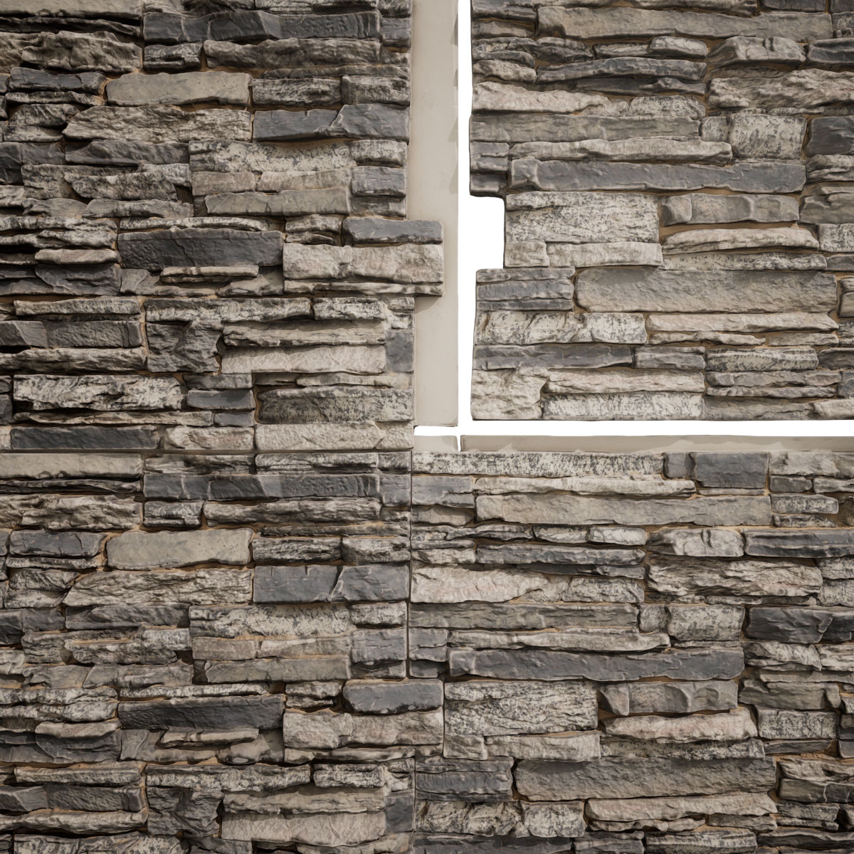Ekena Millwork PNU24X48CNSR Stone-Veneer - View #10