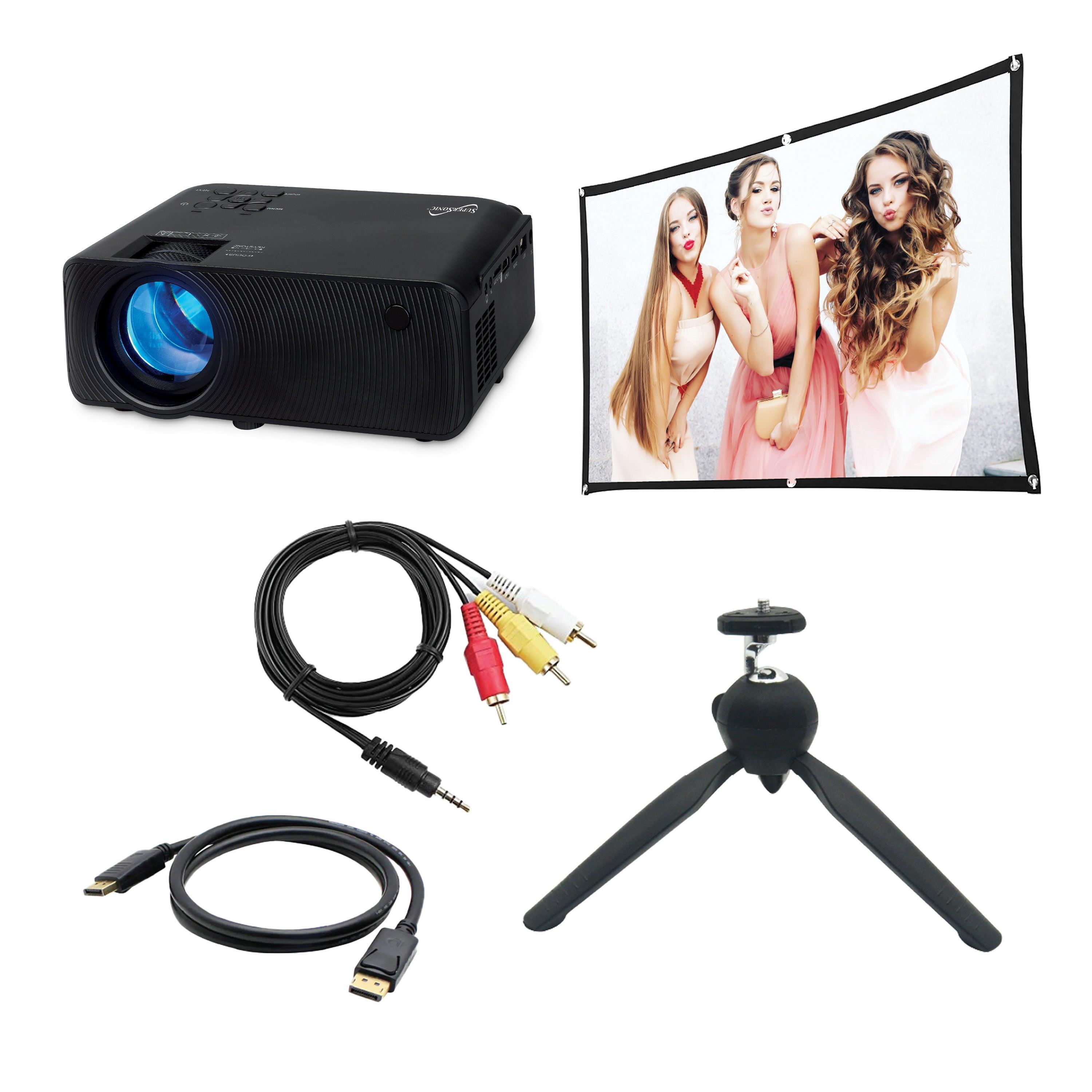 Supersonic Home Theater Projector Portable in the Projectors department at