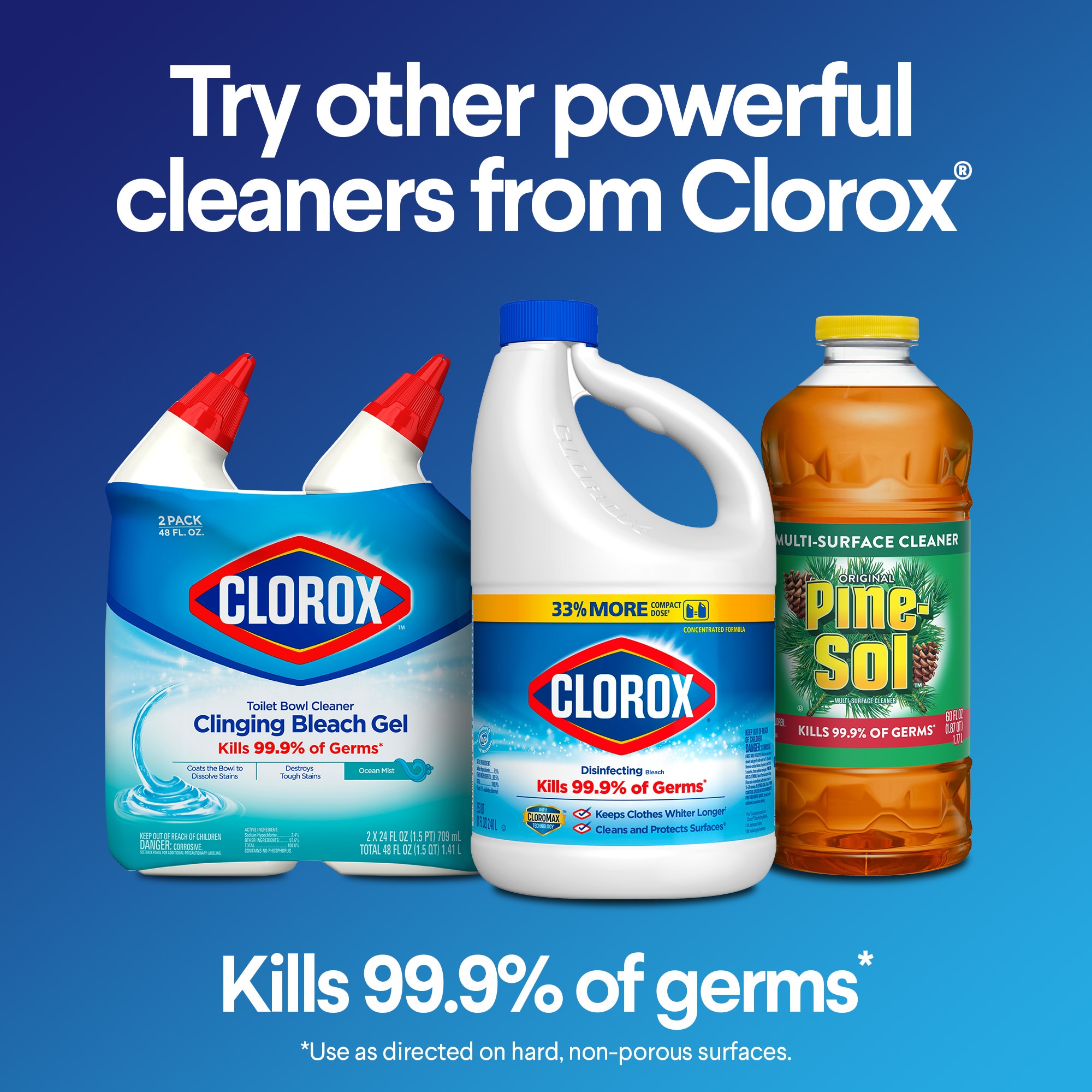 Clorox® Disinfecting Bleach with CLOROMAX® – Concentrated Formula