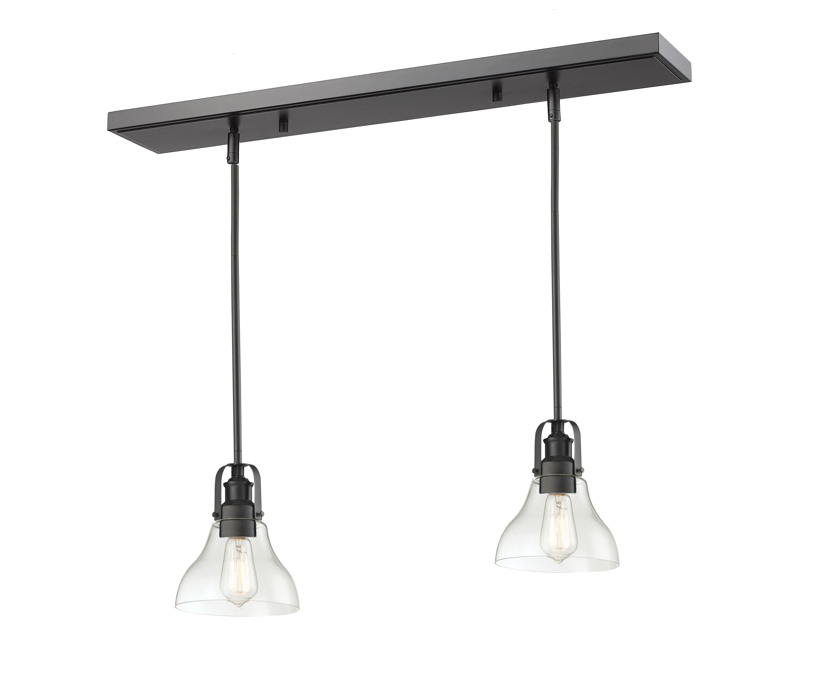 Z-Lite 322-8MP-2BRZ Forge Bronze Incandescent Medium Base (e-26) Pool Table Lighting