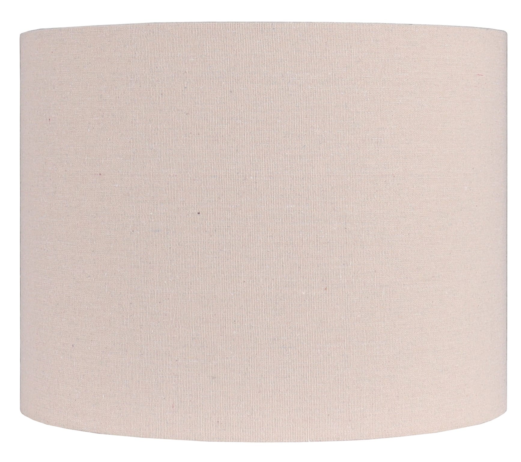 allen + roth 10-in x 13-in Tan Fabric Drum Lamp Shade #A003-1886
