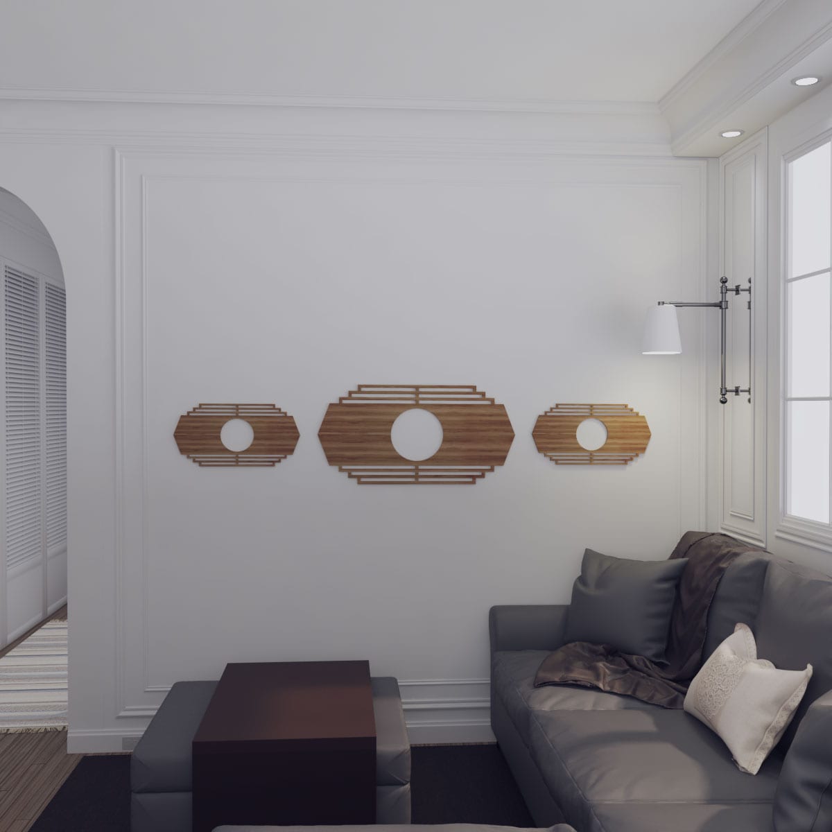 Ekena Millwork CMWP22X11X0250CSWA Ceiling-Medallions - View #14