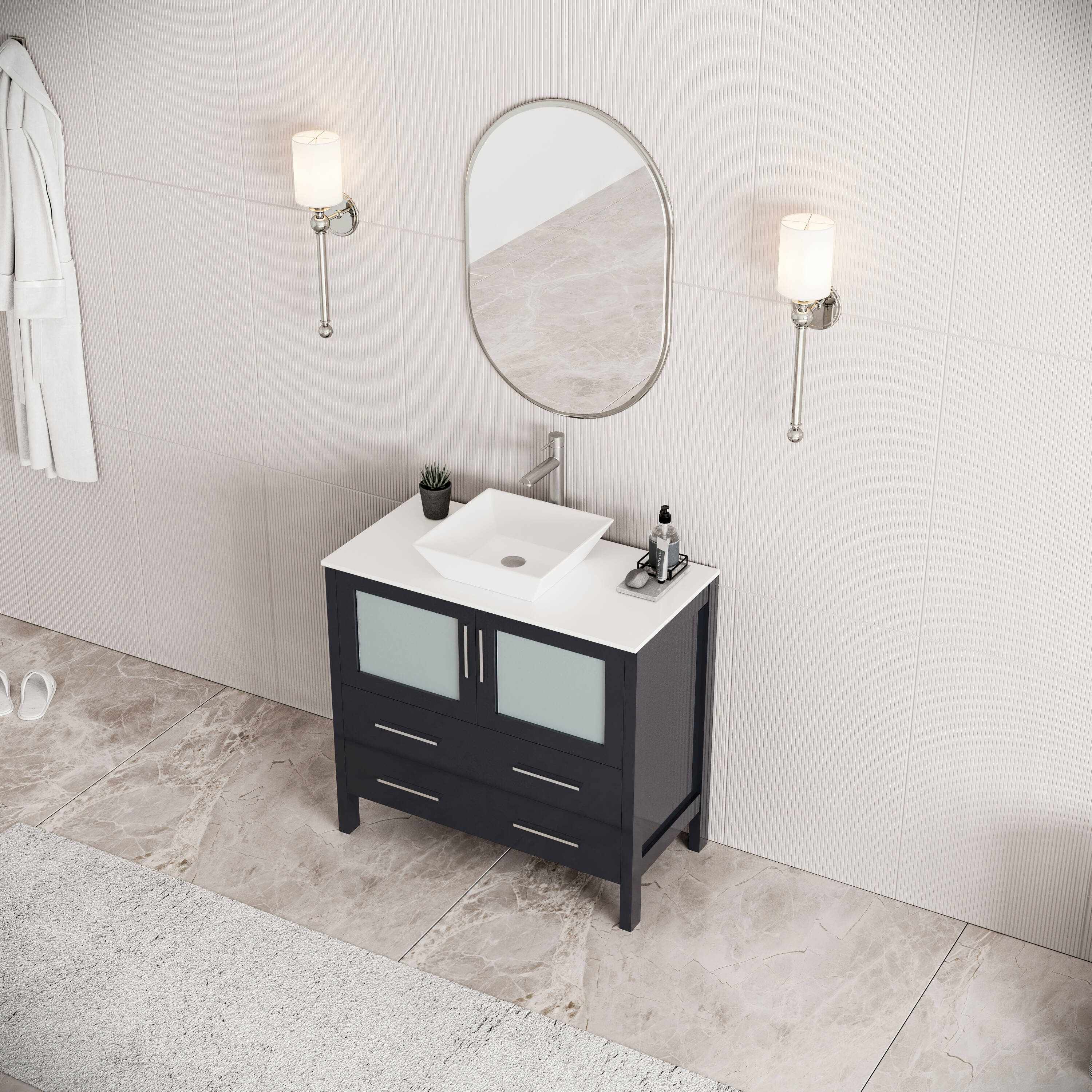 Fresca FCB6236ES-CWH-V Bath-Vanity-Combo - View #4