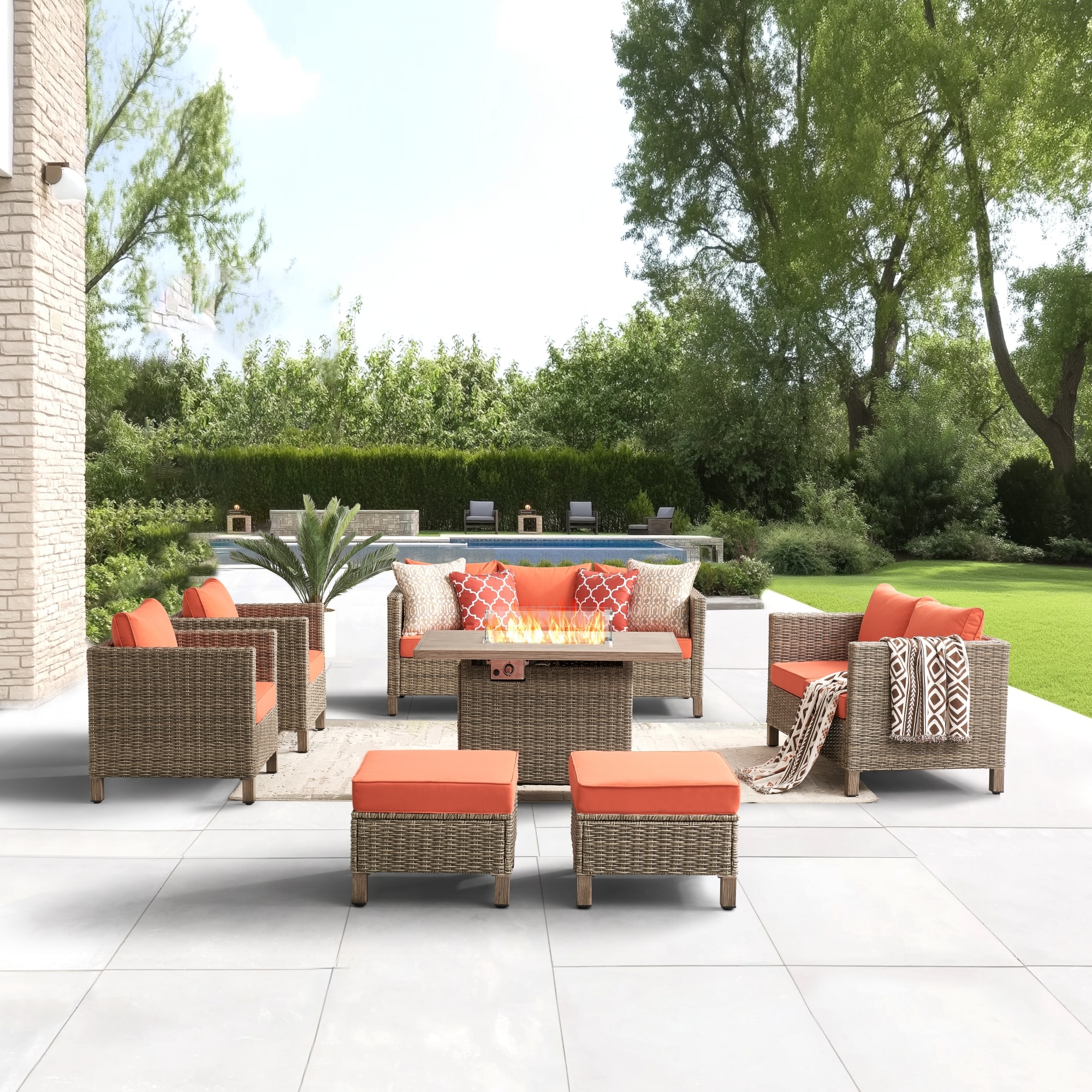 EDYO LIVING SMX04FT-OR Patio-Conversation-Sets - View #2