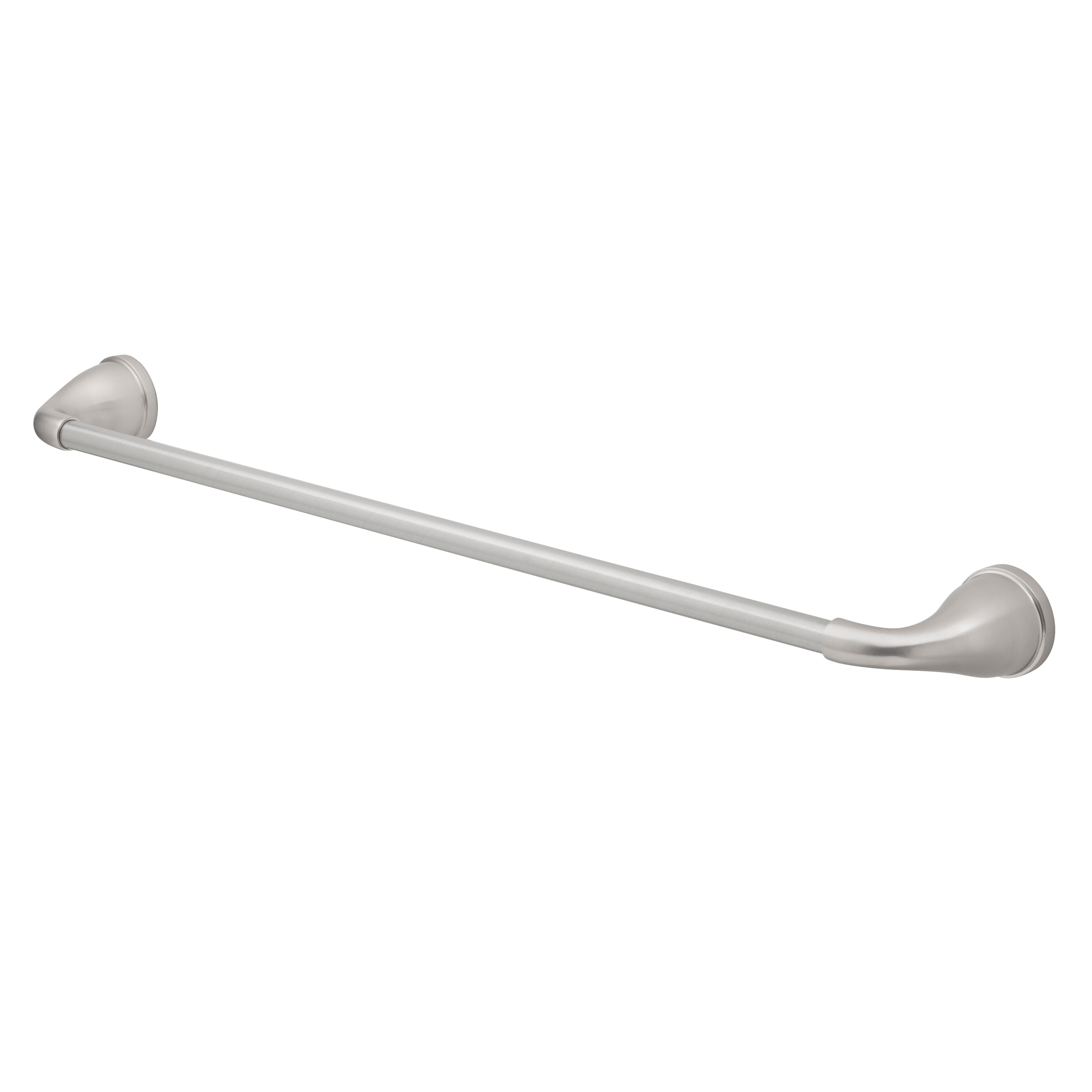 Project Source 165-DOV18-PSBN 18-in Brushed Nickel Wall mount Single Towel Bar