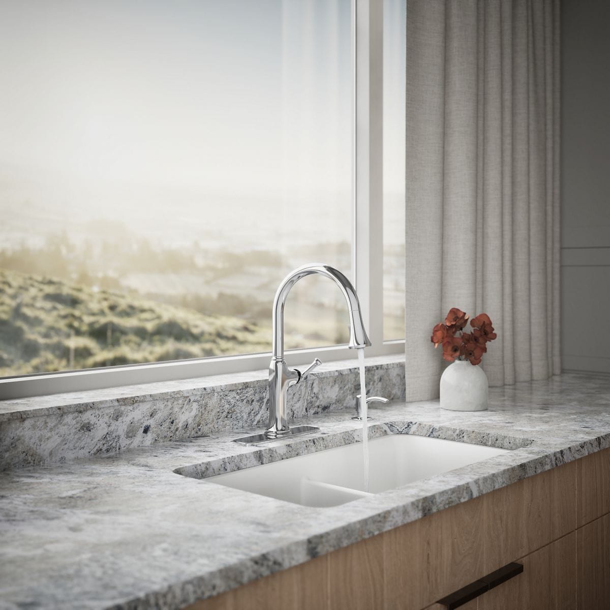 KOHLER R33393-SD-CP Kitchen-Faucets - View #4