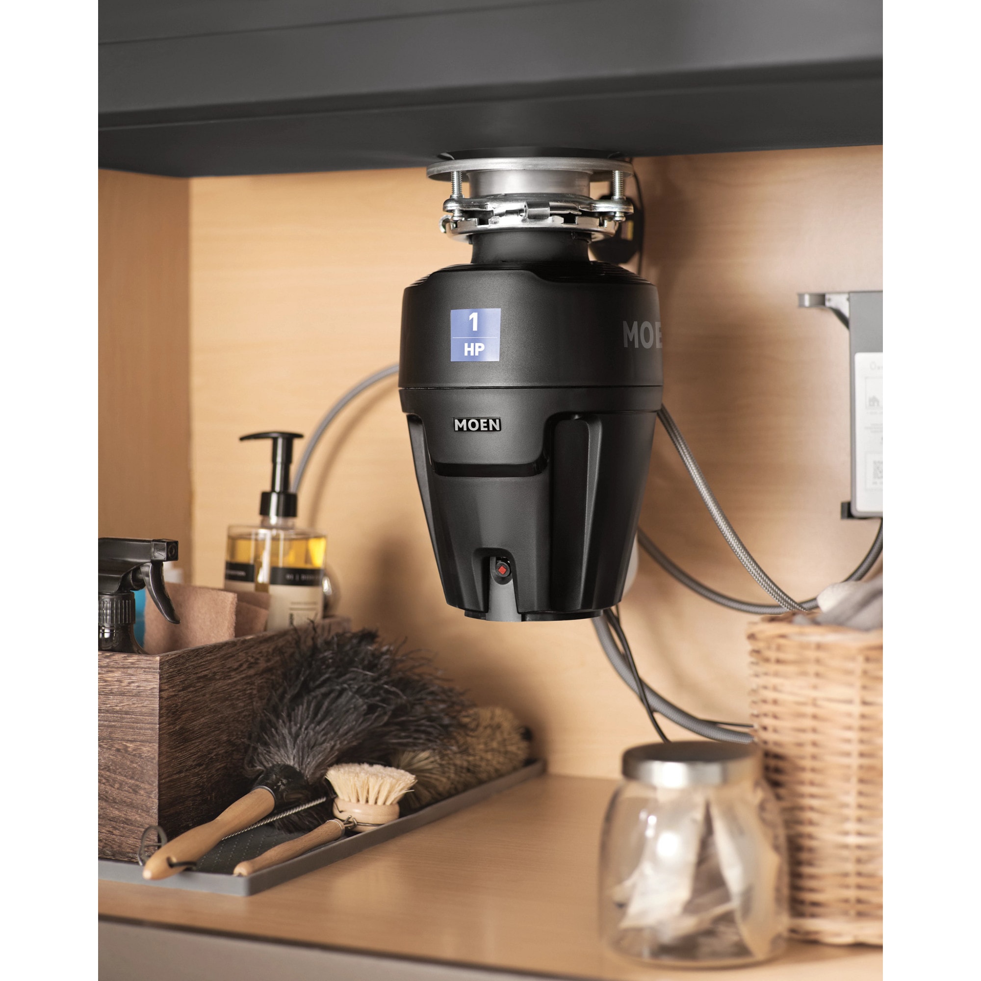 Moen Luxe Chef Continuous Feed 1-HP Septic Safe Corded Garbage Disposal with Noise Insulation EX100C Sansujyuku sansujyuku.com