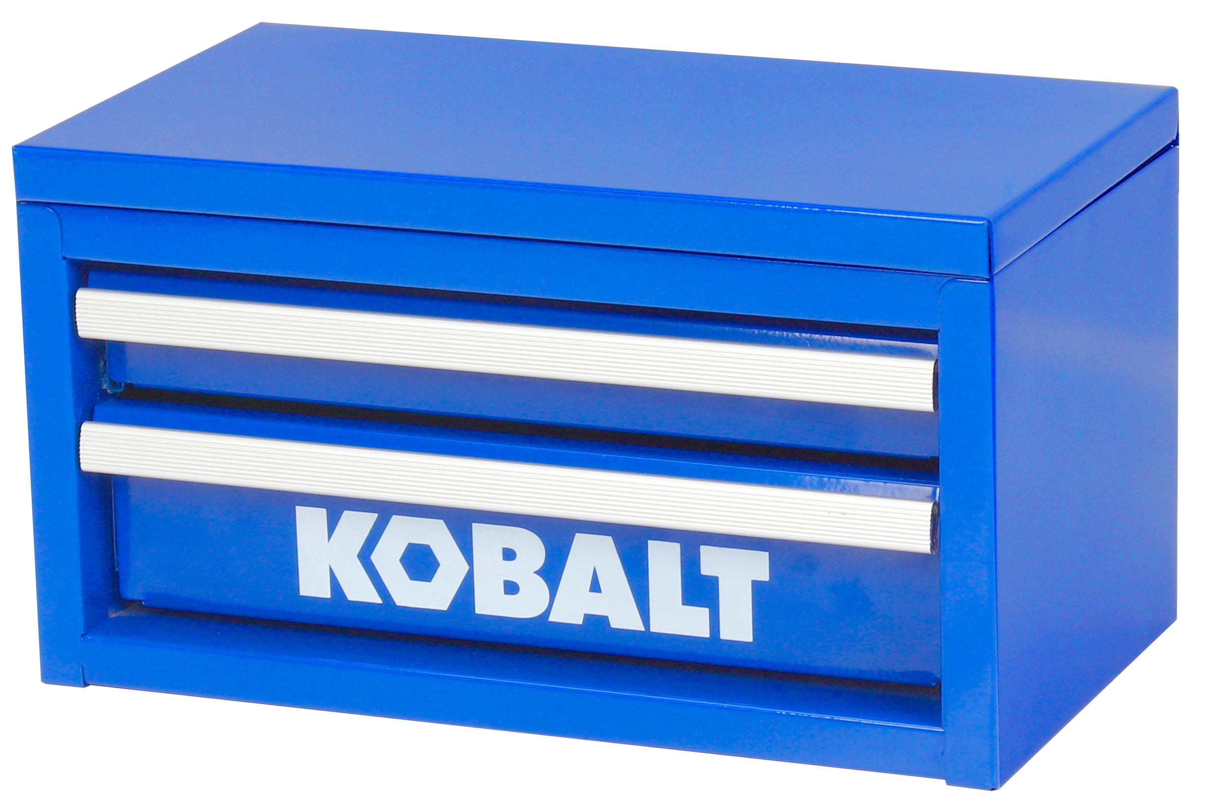Kobalt Mini 10.83-in 2-Drawer Blue Steel Tool Box in the Portable