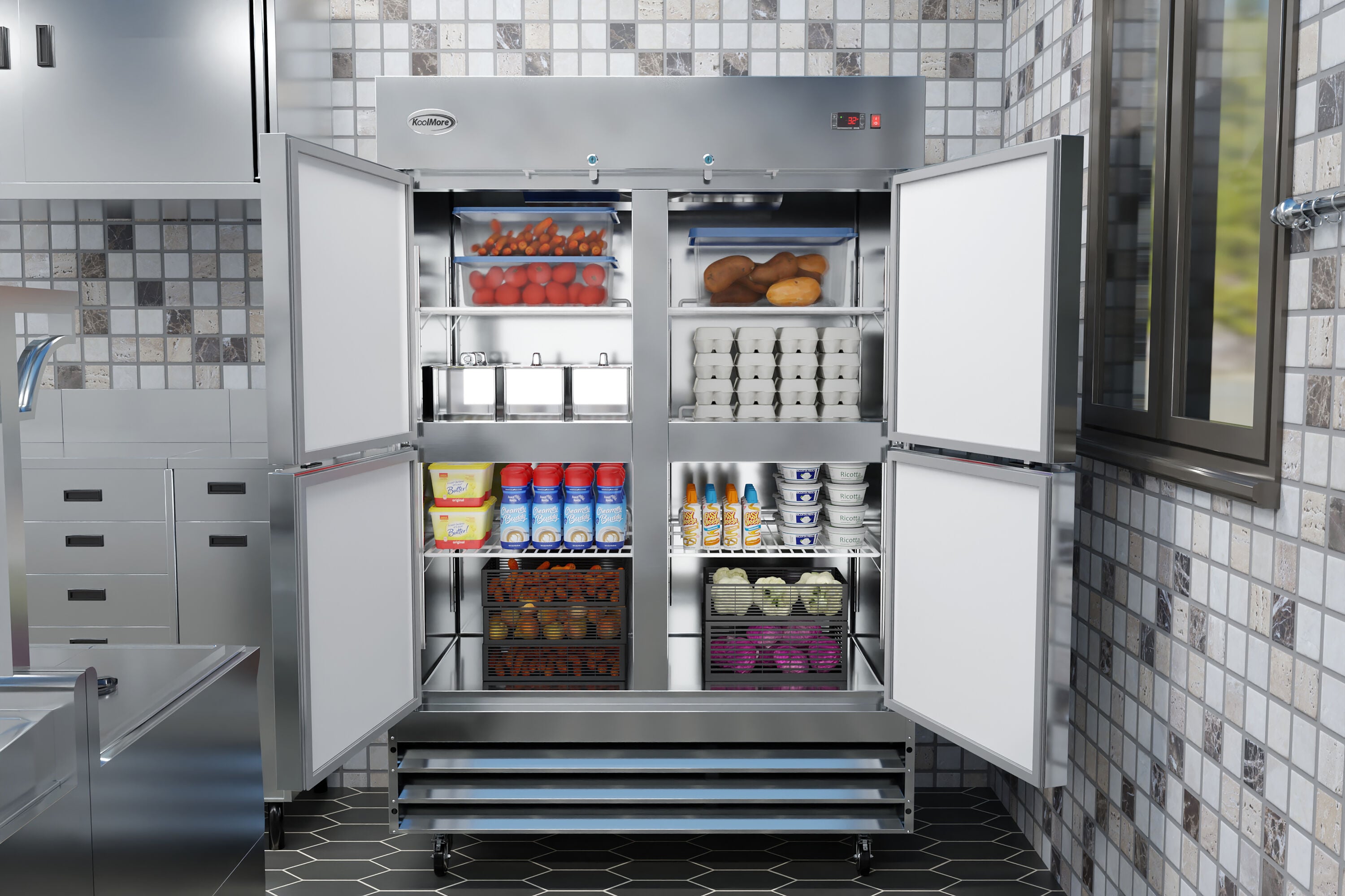KoolMore RIR-2D-SSHD Commercial-Refrigerators - View #15