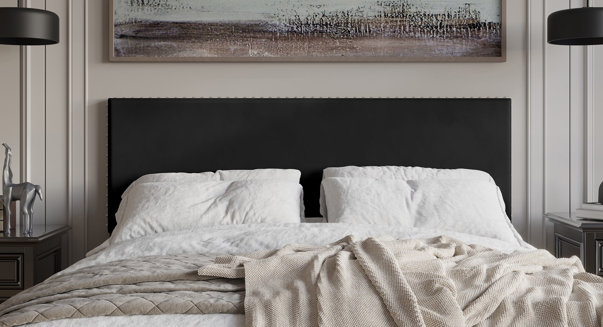 CasePiece C8376TUHB-BK-VV Upholstered-Headboards - View #2