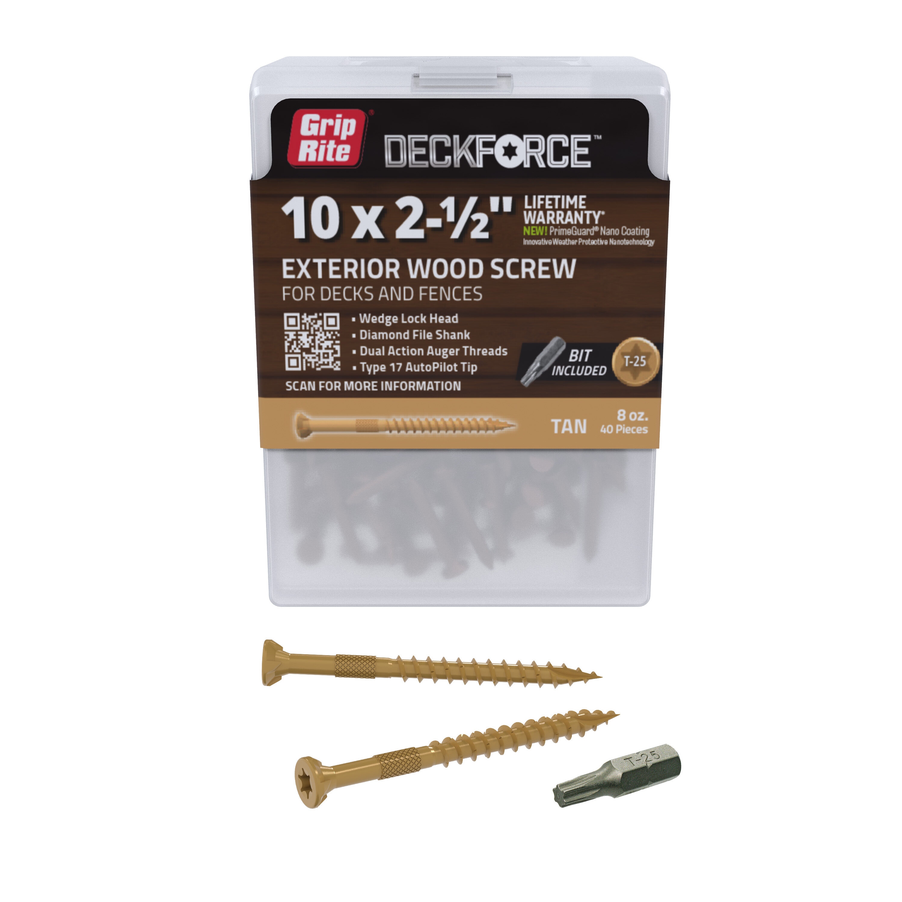 DeckForce by Grip Rite GRDF212STT40 Deck-Screws - View #2