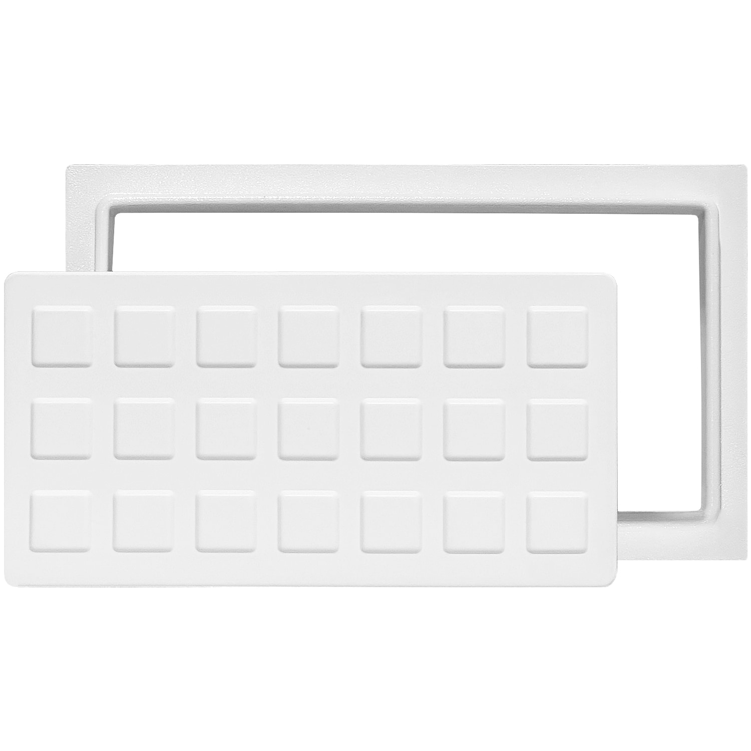 Crawl Space Door Systems ICCINSULATED-W 10.5-Inches x 18.25-Inches Plastic Foundation Vent
