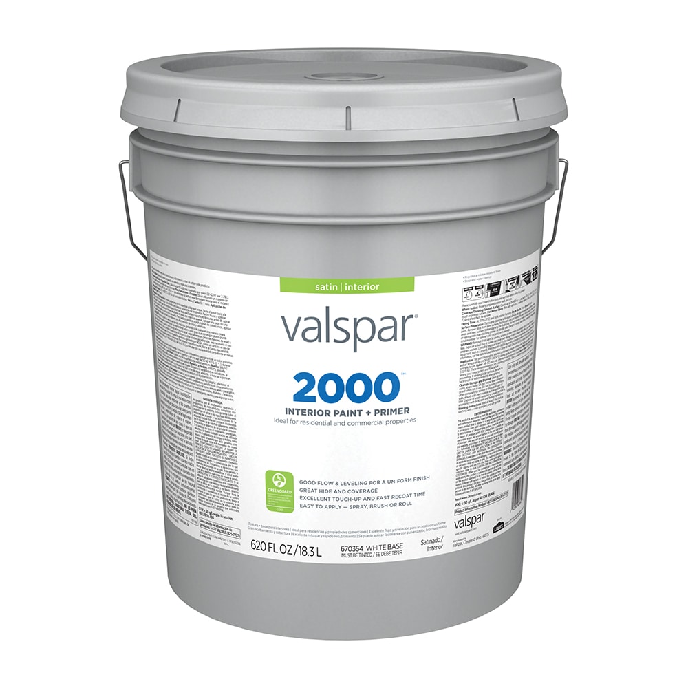 Valspar 2000 Flat Black Latex Interior Paint + Primer (1-Gallon) in the  Interior Paint department at