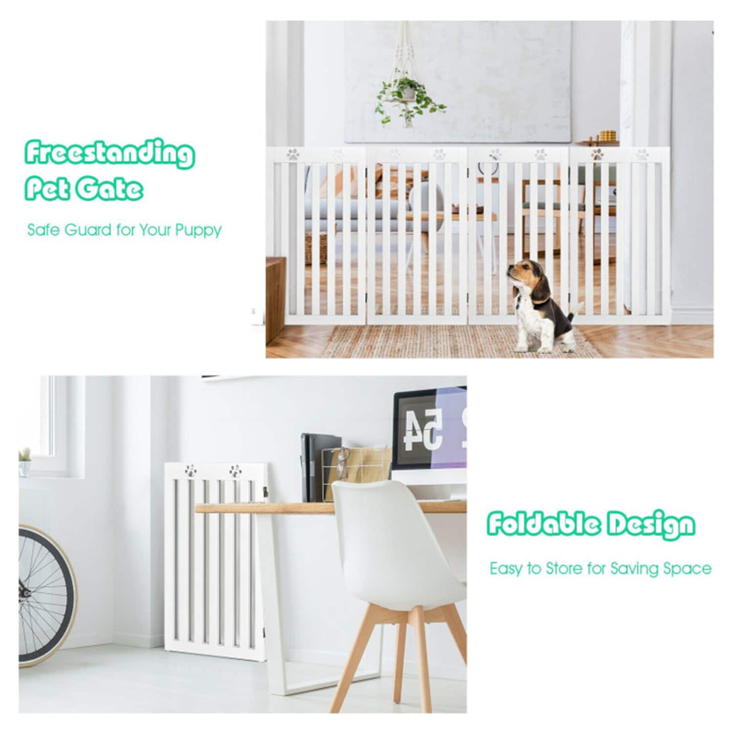 Mondawe MO-PS7403WH Pet-Gates - View #4