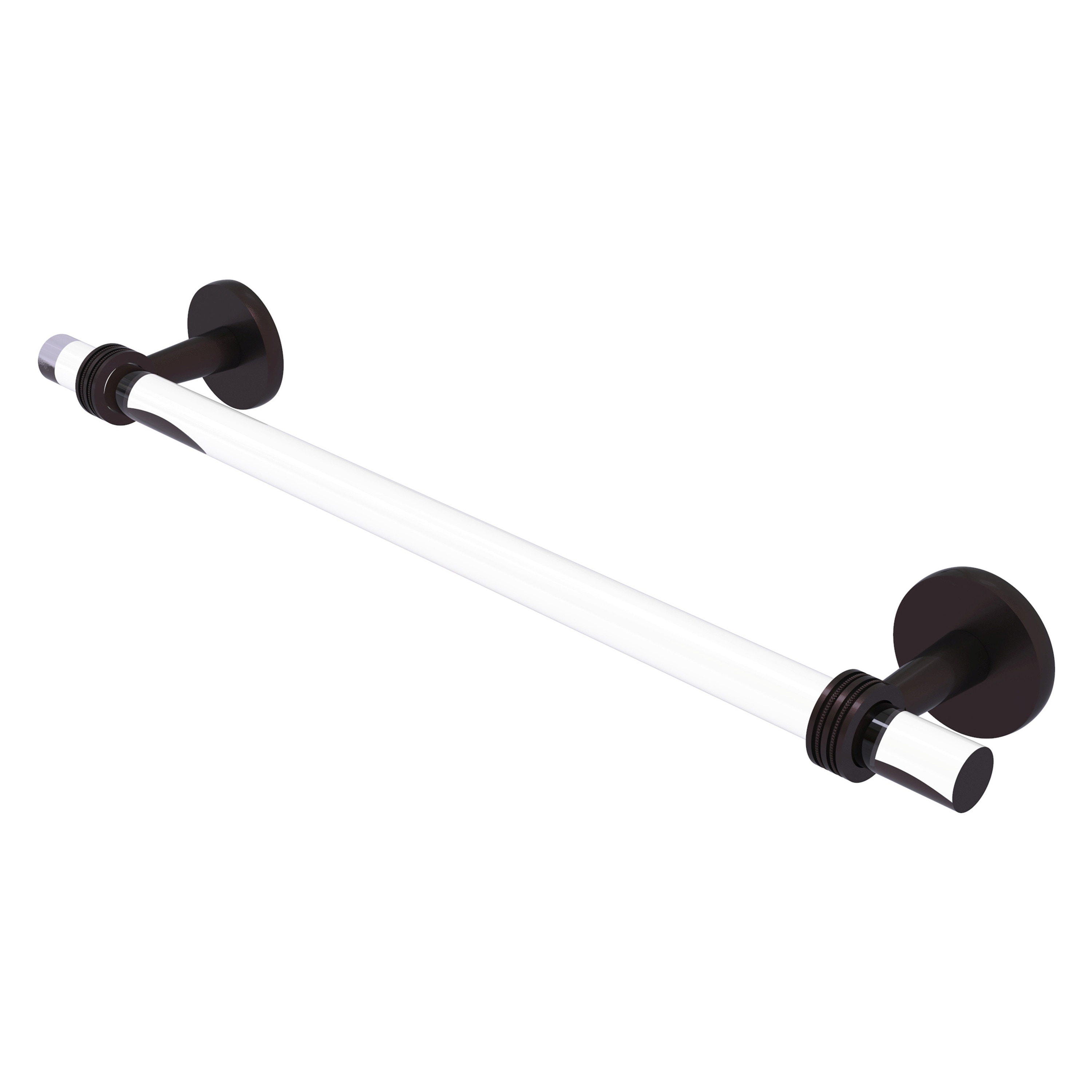 Allied Brass CV-41D-36-ABZ Clearview 36-in Antique Bronze Wall mount Single Towel Bar