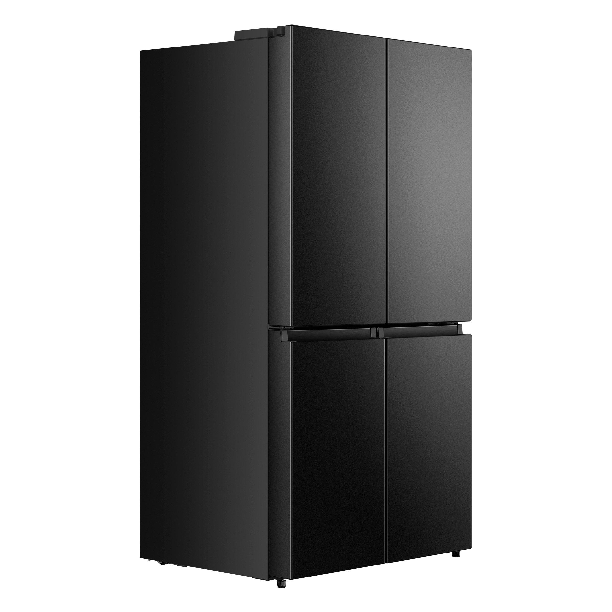 hisense 557 litre french door refrigerator black steel