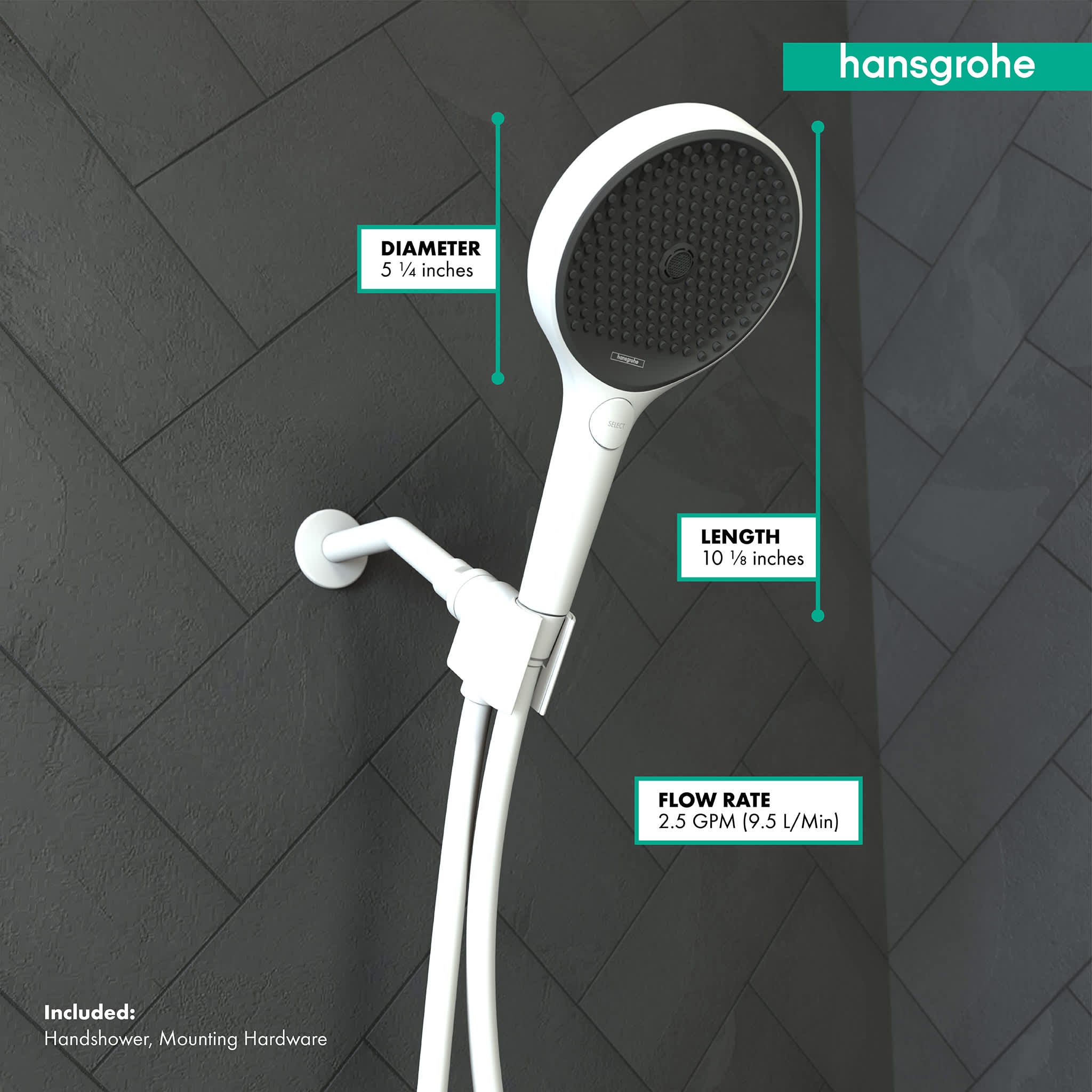 Hansgrohe 26864701 Fixed-Showerhead - View #4