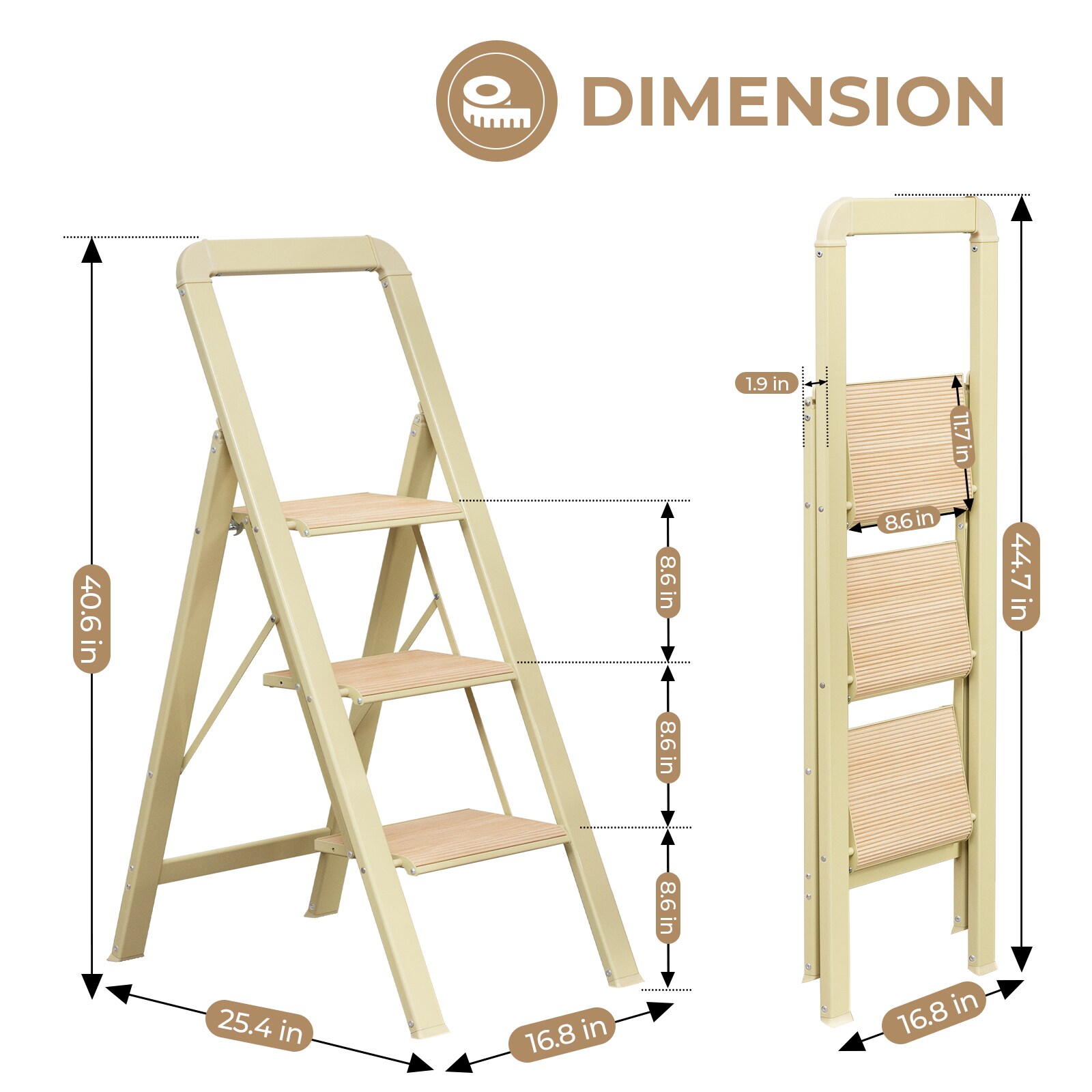 Siavonce ZX-UMB-10FT-LB Step-Ladders - View #3