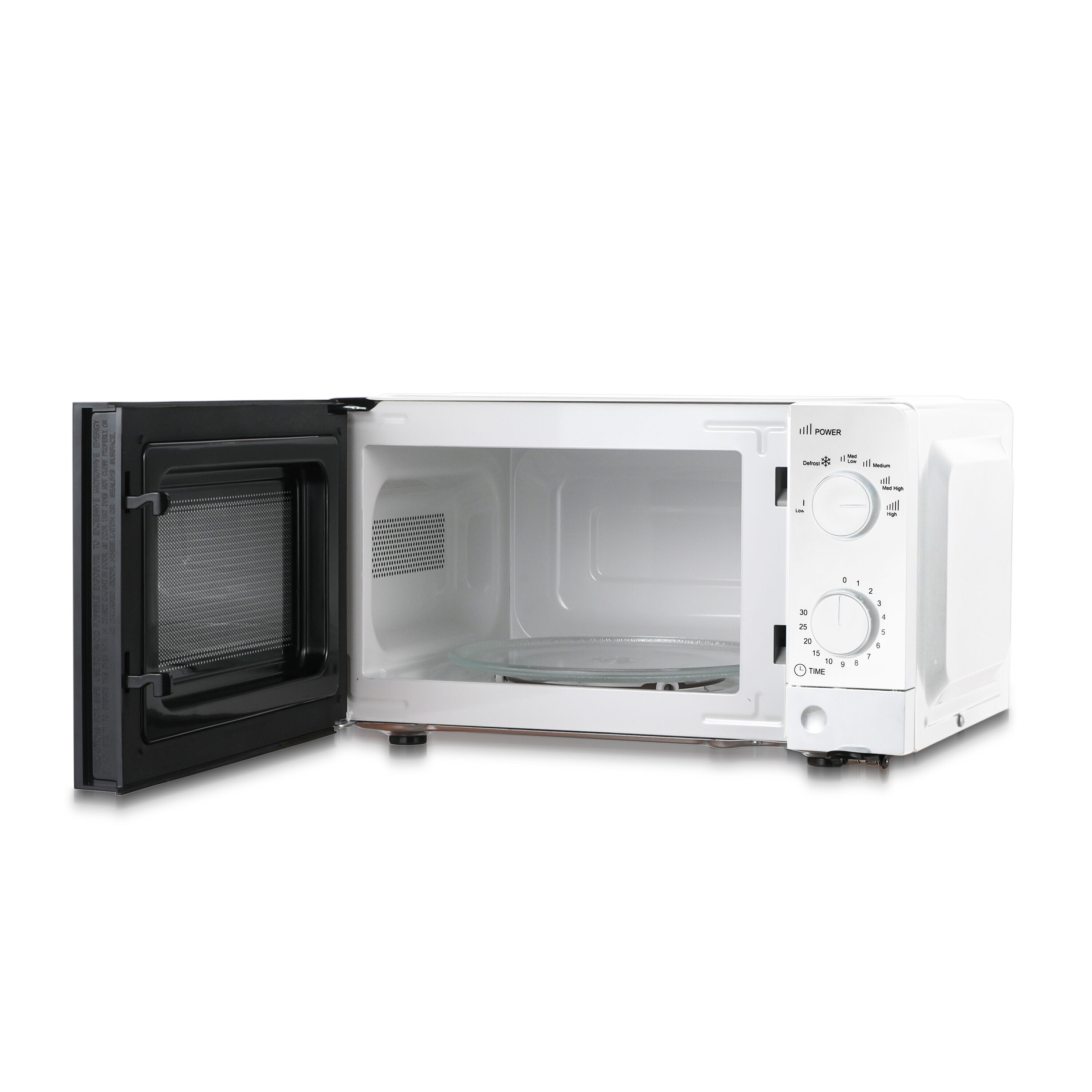 Commercial Chef 0.6-cu ft Small (Less than 1.5-cu ft) 600 -Watt Countertop Microwave ( White )