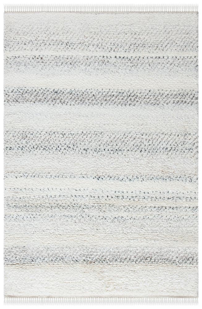 Safavieh CSB522B-4 Casablanca Eslov 4 x 6 (ft) Knotted Wool Beige Rectangular Indoor Moroccan Area rug