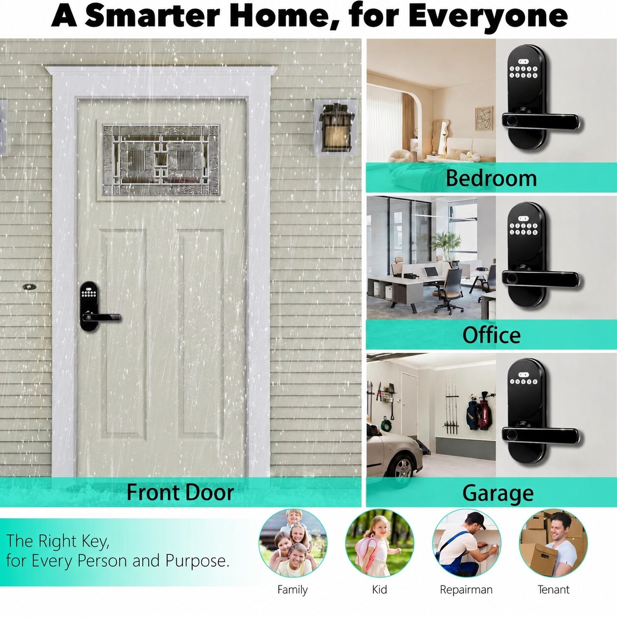 AOIZGMY LAZ0827Z0305 Electronic-Door-Locks - View #2