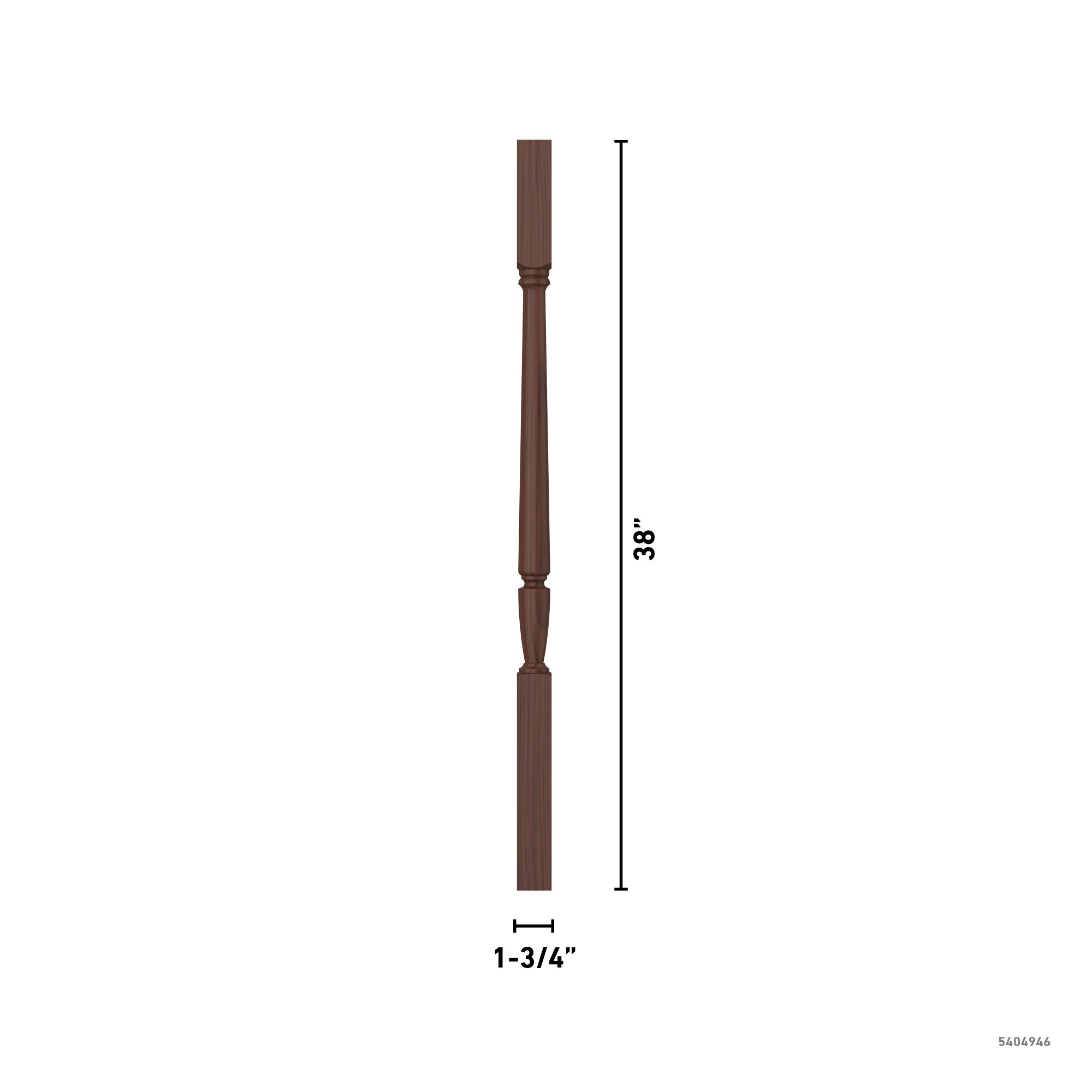 L.J. Smith Stair Systems LJP-2005-W 38 Interior-Stairpart-Balusters - View #4