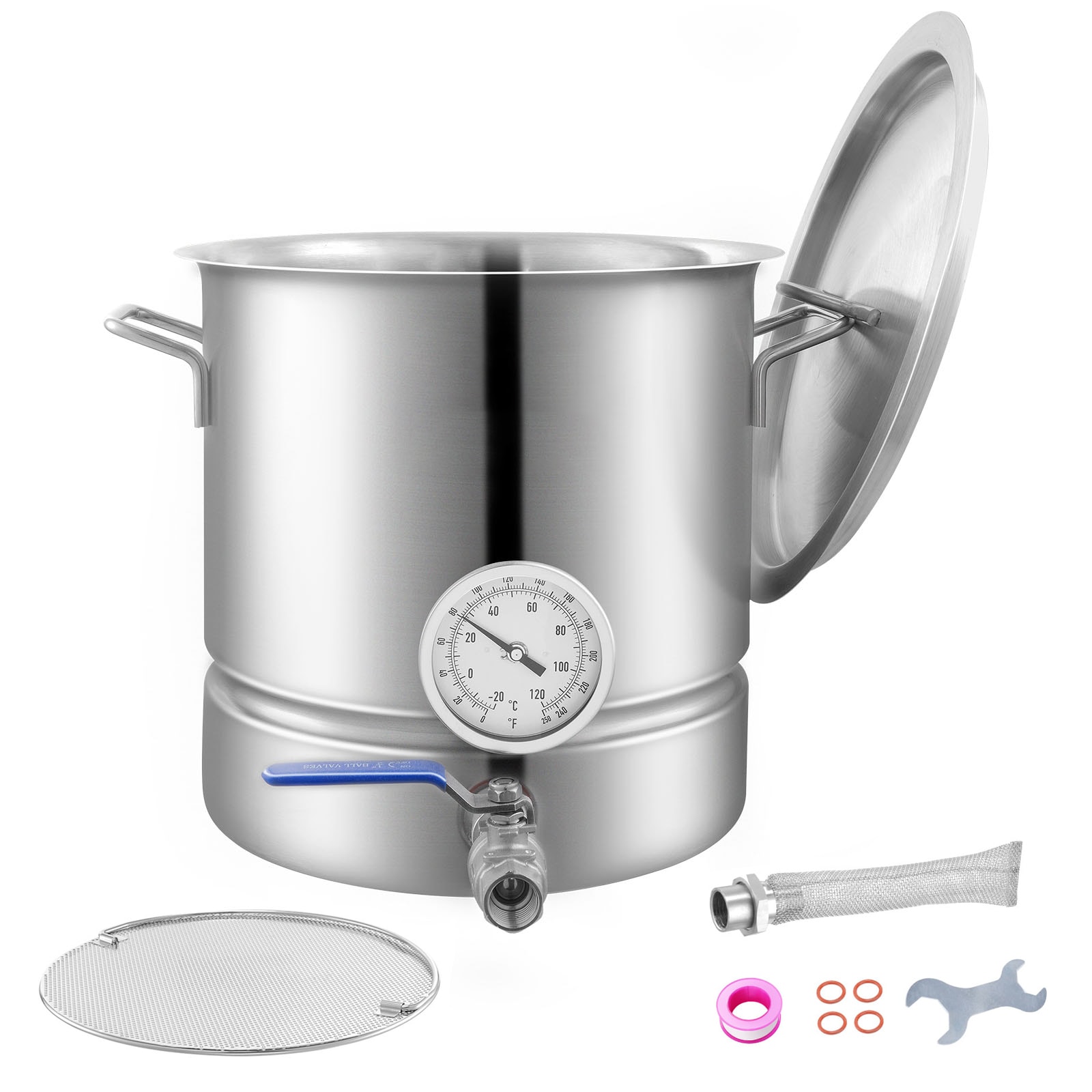 Stainless Steel Kettle Silver Beer brewing system