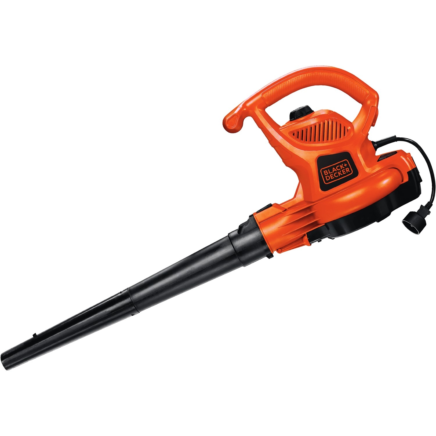 BLACK+DECKER 385-CFM 230-MPH Corded Electric Handheld Leaf Blower in the  Leaf Blowers department at