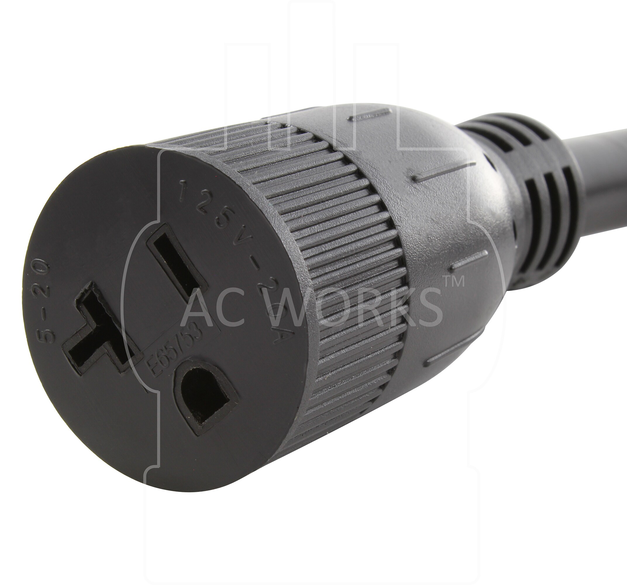 AC Connectors IR-11A Plug Adapter, Socket U.S, 3 Prong, 15 Amp to 20 Amp