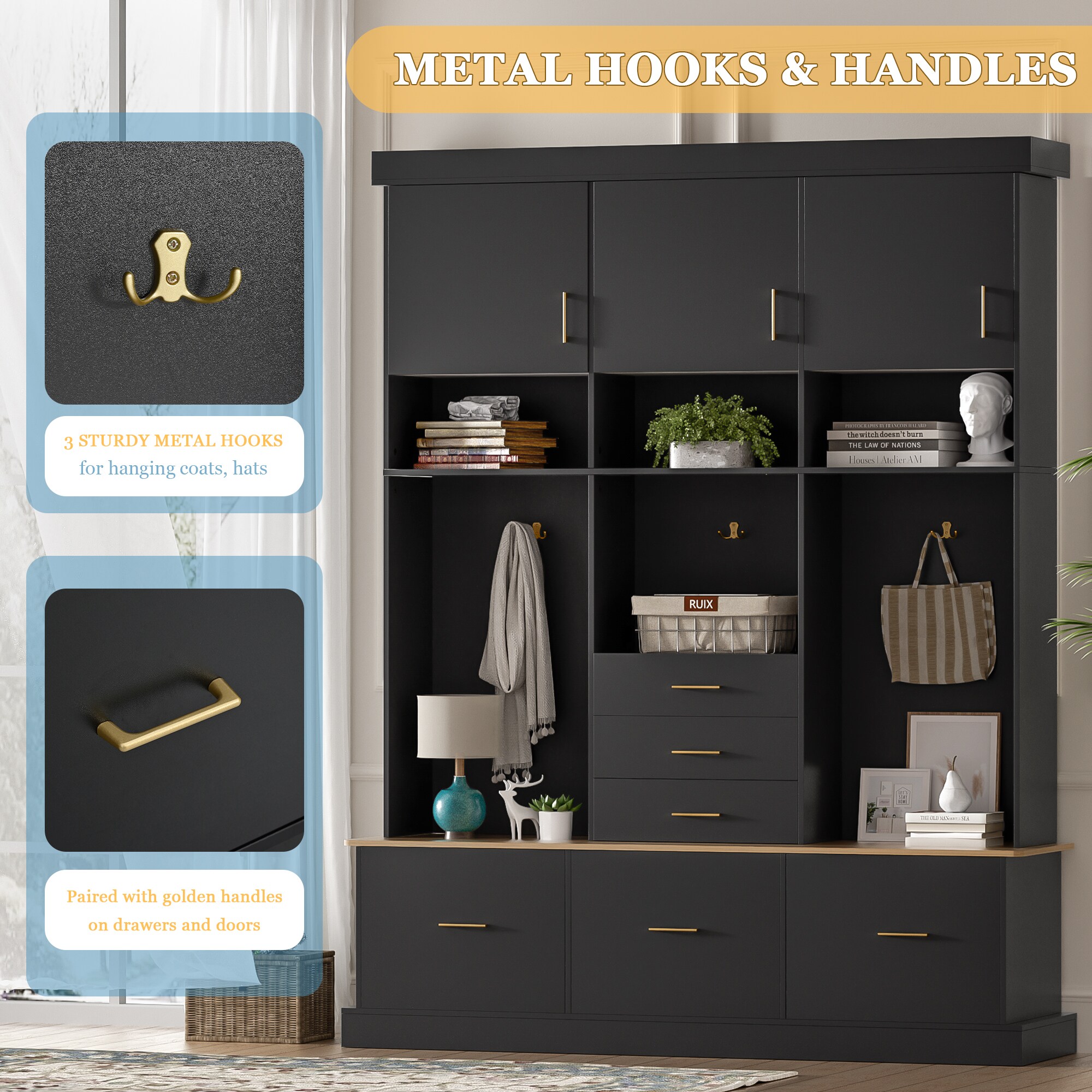 ModernLuxe L3P-SJ000152AAB Coatrack-Stands-Pedestals - View #5