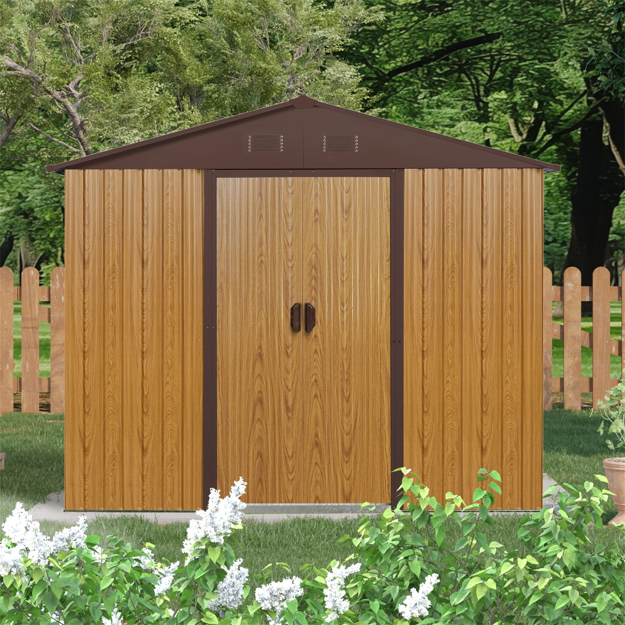 BABOOM BOM-33745G-OR Metal-Storage-Buildings-Sheds - View #3