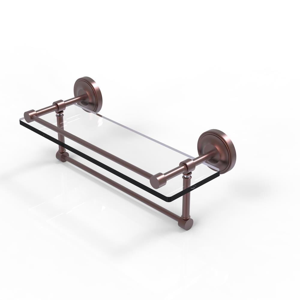Allied Brass PRBP-1TB/16-GAL-CA Prestige Regal Antique Copper Wall mount Bathroom Shelf ( 16-in x 5-in x 5-in )