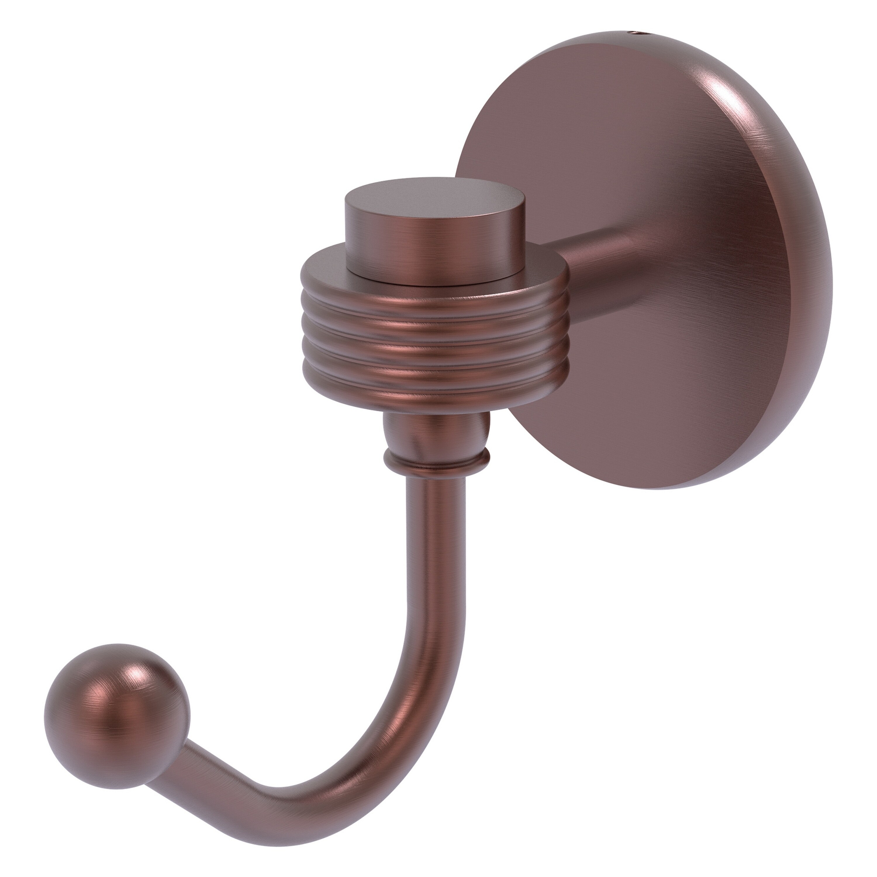 Allied Brass 7120G-CA Satellite Orbit One Antique Copper Single -Hook Wall mount Towel Hook