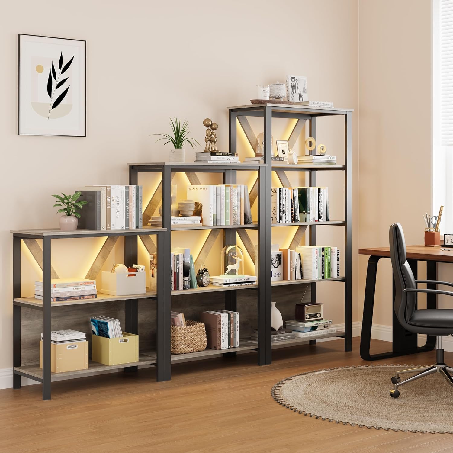 Qeetex LHF-SJ-PHO-15S6ELW7 bookcases - View #3