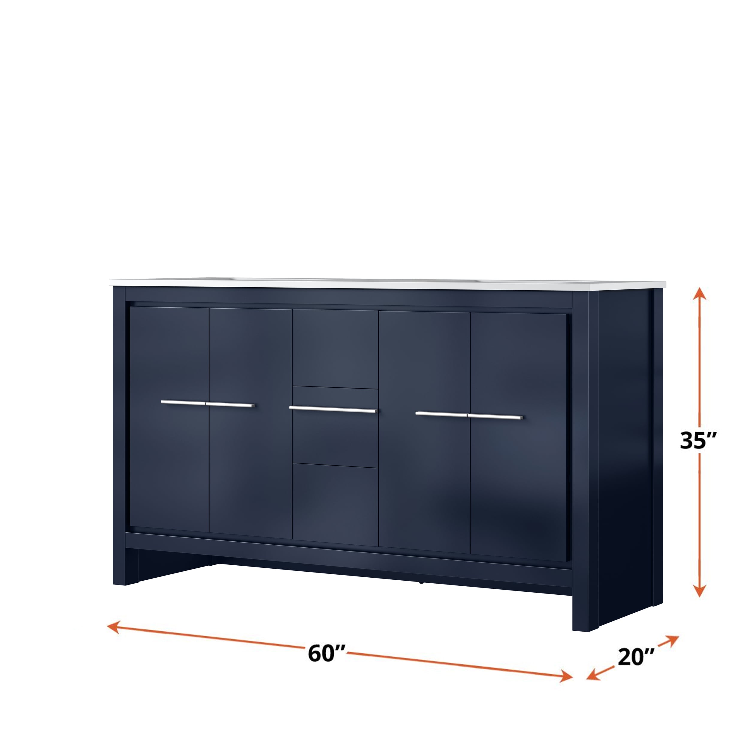 Lexora LVSCSH60DNB300 Bath-Vanity-Combo - View #4