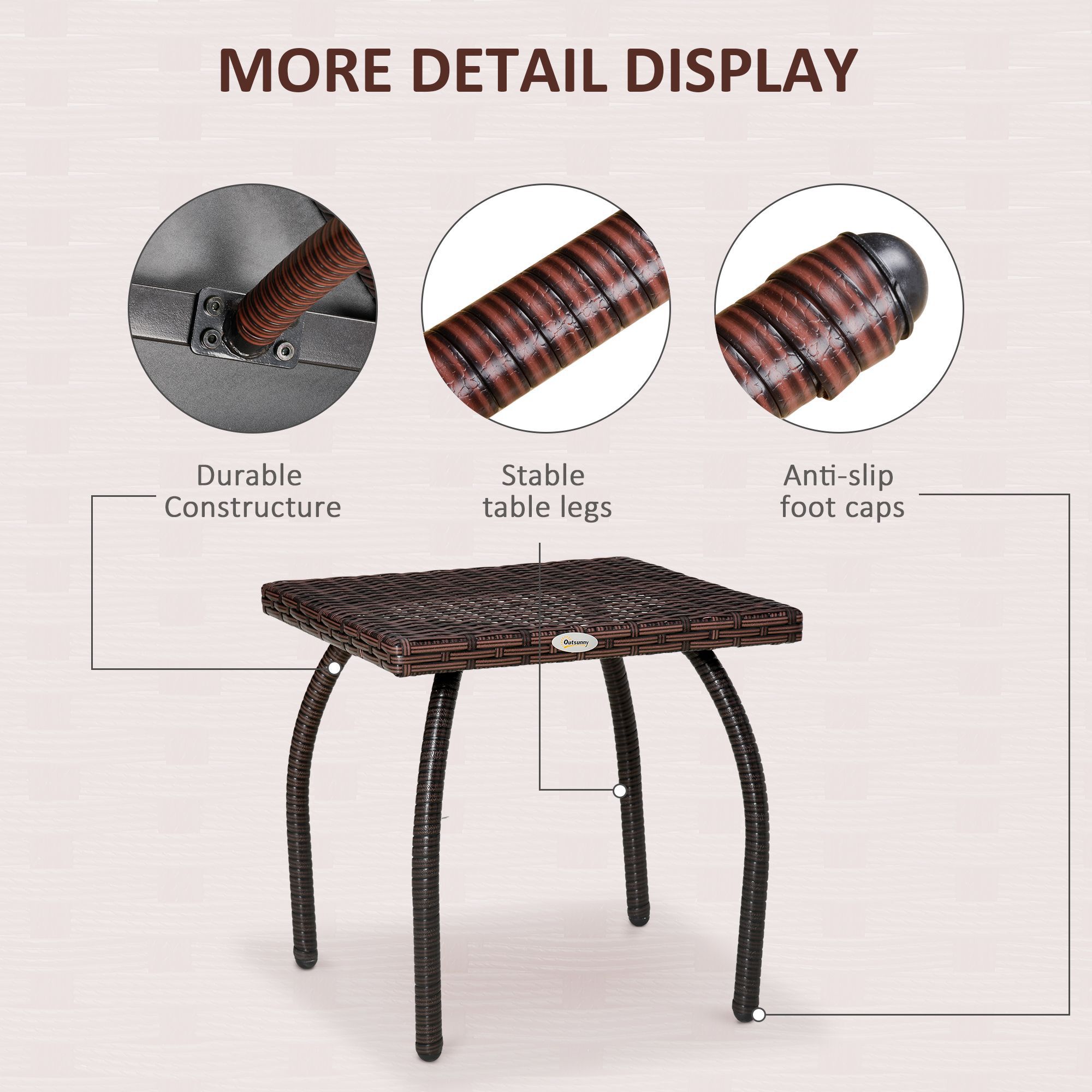 Miki Shinly AB-4040-111JJ Patio-Tables - View #3