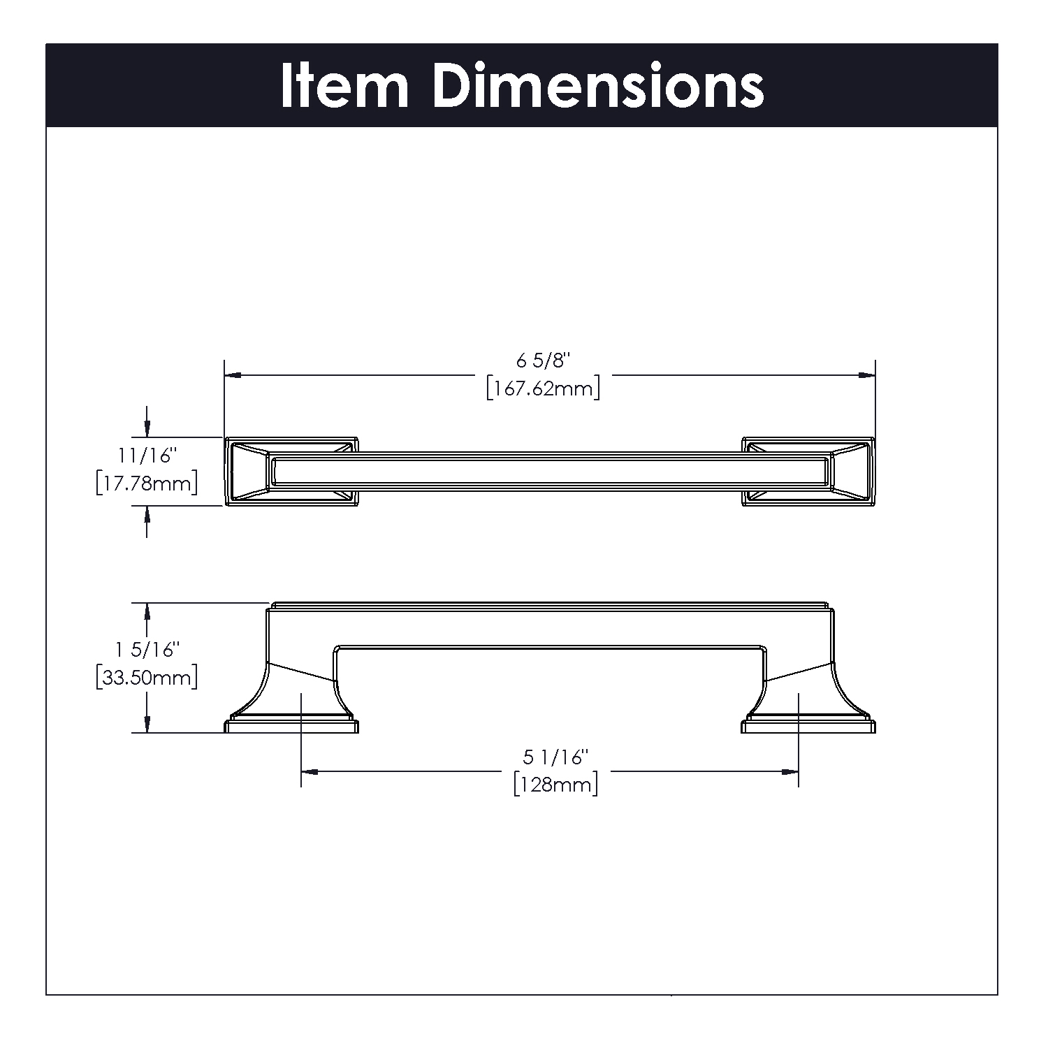 Belwith Keeler B077462-MB Cabinet-Pulls - View #4
